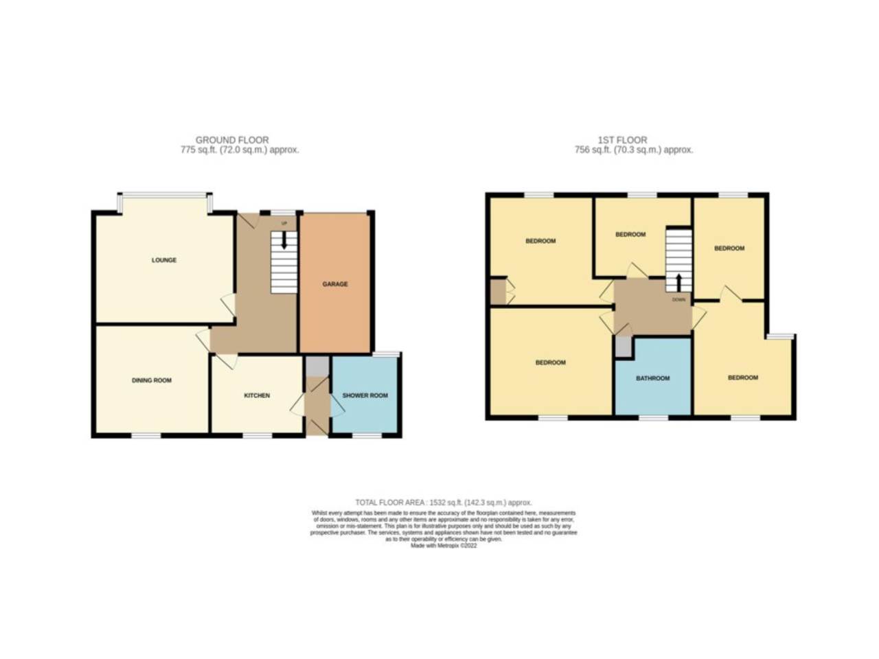 5 bed house for sale in Rhydyfelin - Property Floorplan