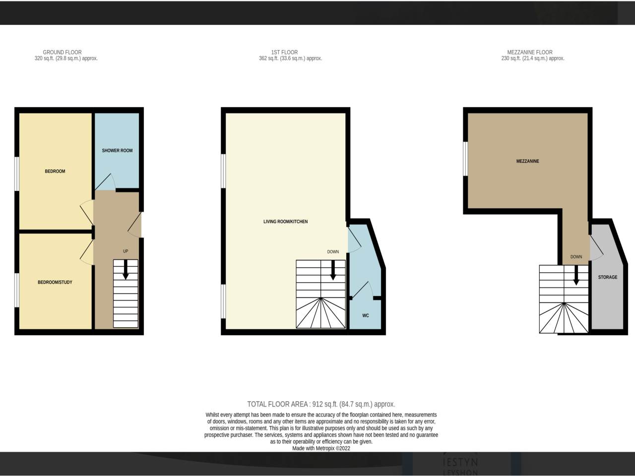 2 bed flat for sale in Capel Bethel, Pontrhydygroes - Property Floorplan