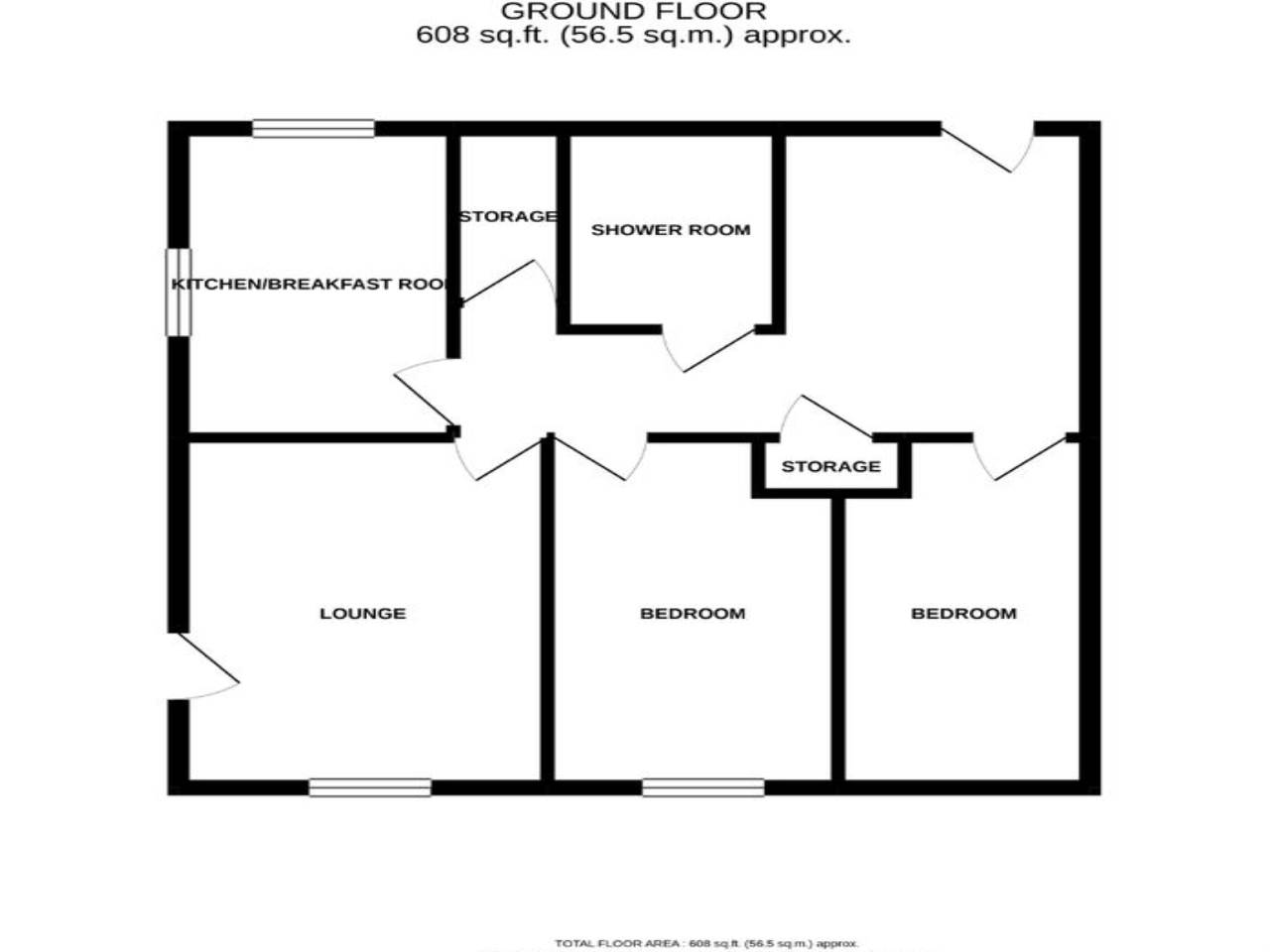 2 bed flat for sale in Gerddi Rheidol, Trefechan - Property Floorplan