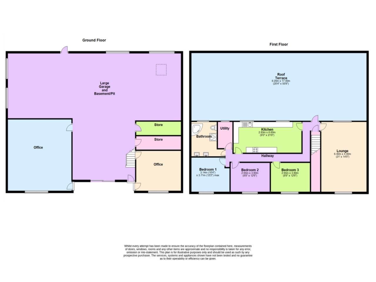 3 bed town house for sale in Mill Street, Aberystwyth - Property Floorplan