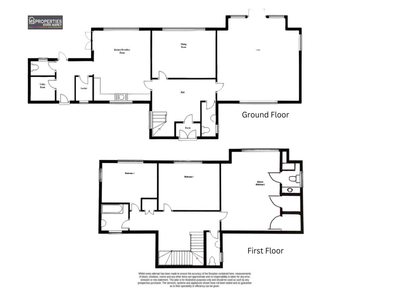 4 bed house for sale in Brynhendre, Waunfawr - Property Floorplan