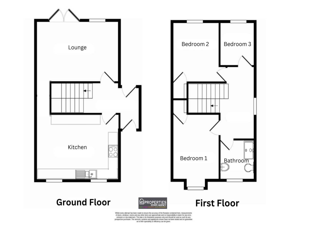 3 bed house for sale in Llys Hendre, Waunfawr - Property Floorplan