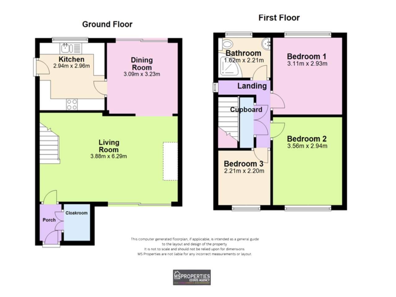 3 bed house for sale in Maesceinion, Waun Fawr - Property Floorplan