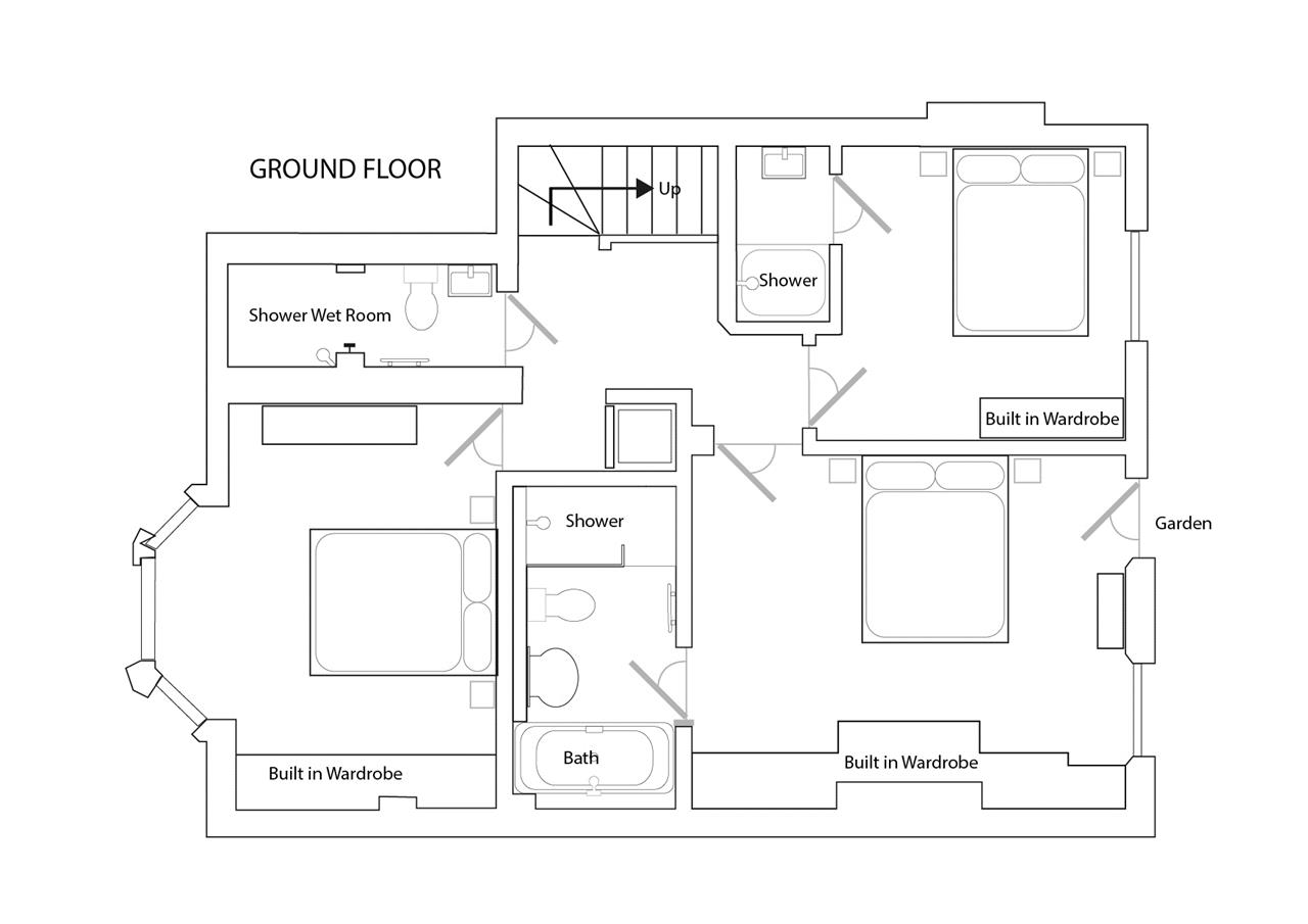 3 bed flat to rent in Lady Margaret Road - Property Floorplan