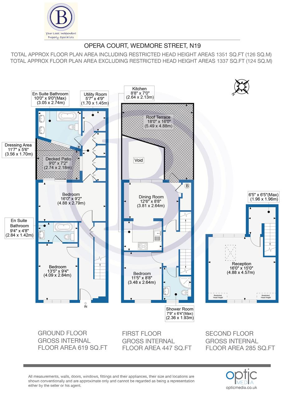 3 bed house for sale in Wedmore Street - Property Floorplan