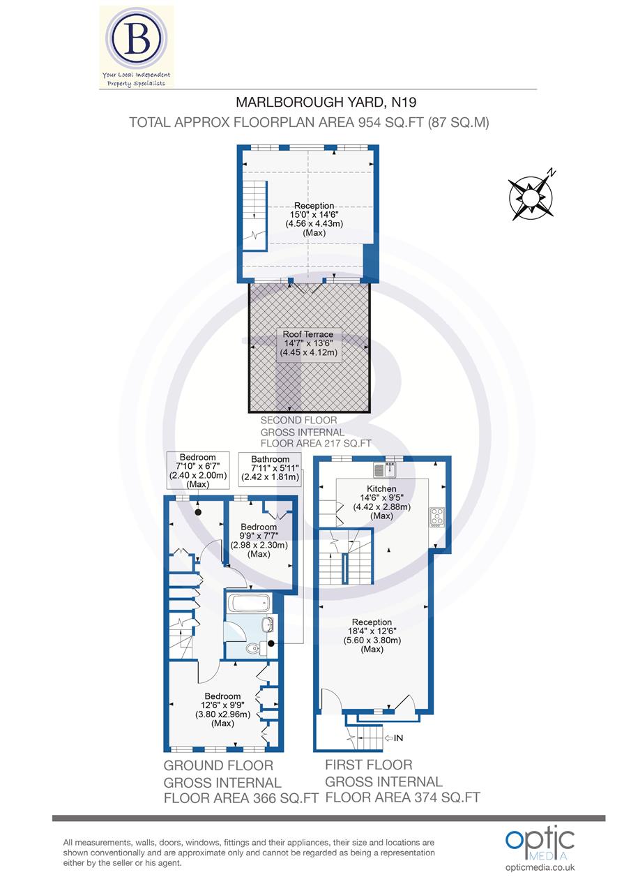 3 bed mews house for sale - Property Floorplan