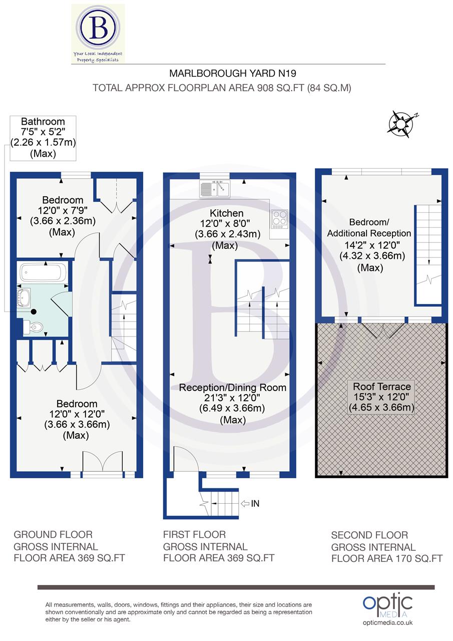 2 bed mews house for sale - Property Floorplan