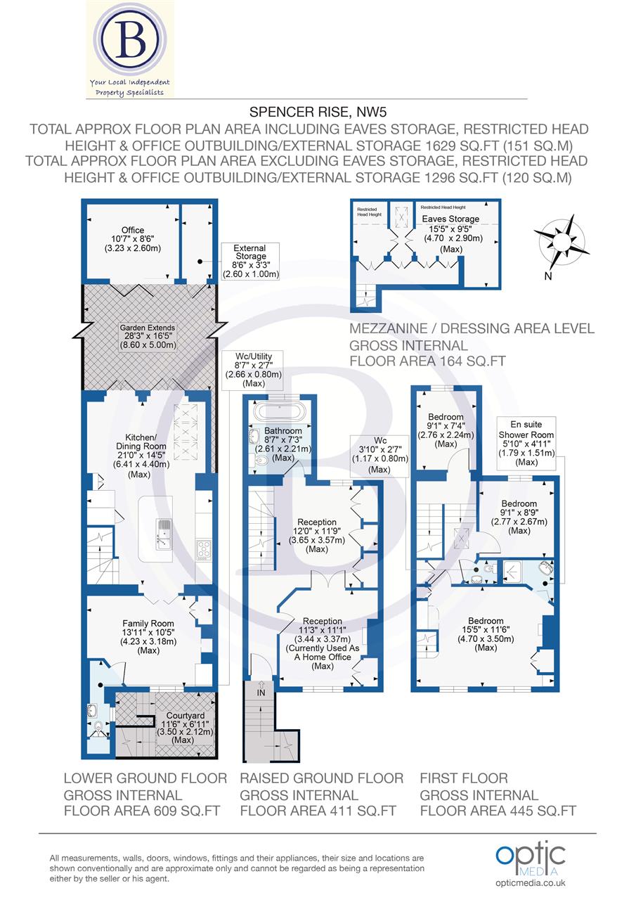 4 bed for sale - Property Floorplan