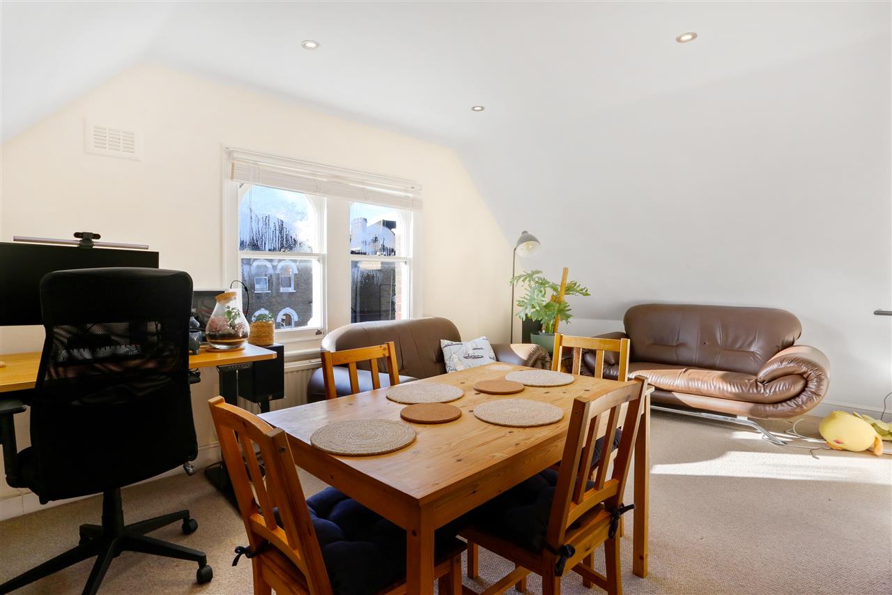 AVAILABLE 17 DECEMBER 2024! A delightful and spacious (APPROX. 64 SQ.M / 689 SQ FT) FURNISHED and well presented split level second/top floor conversion apartment forming part of an imposing Victorian property located in this premier tree lined turning within close proximity to sought after ...