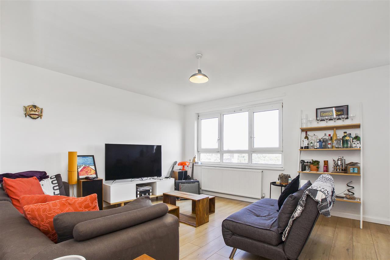 CHAIN FREE! Very spacious (approximately 807 Sq Ft / 75 Sq M) sixth floor ex-local authority purpose built apartment located within close proximity to local bus services, transport links via the Northern Line underground (Tufnell Park and Kentish Town), overground (Gospel Oak and Kentish Town), ...