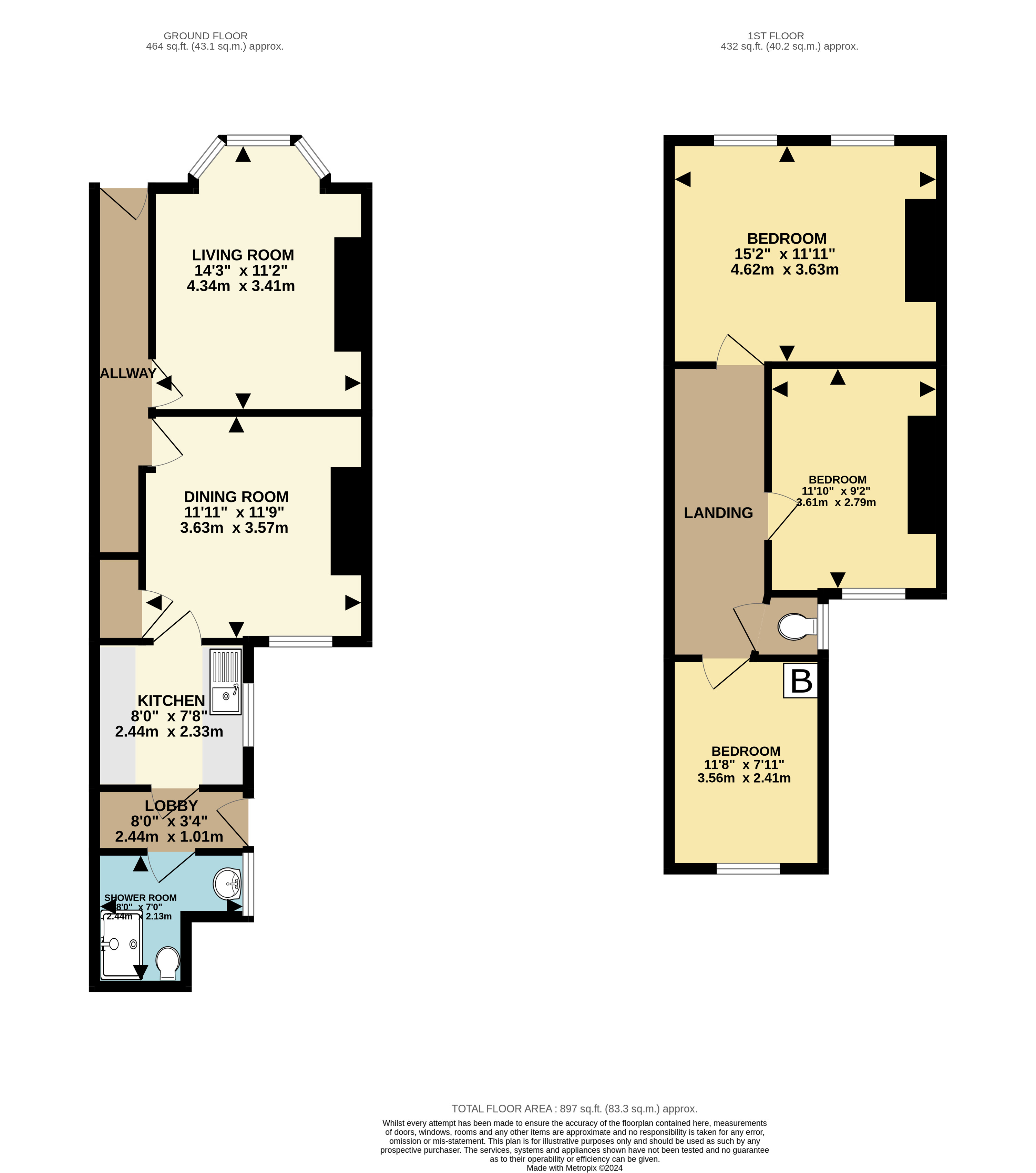 3 bed house for sale in Blenheim Road, Bridlington - Property floorplan
