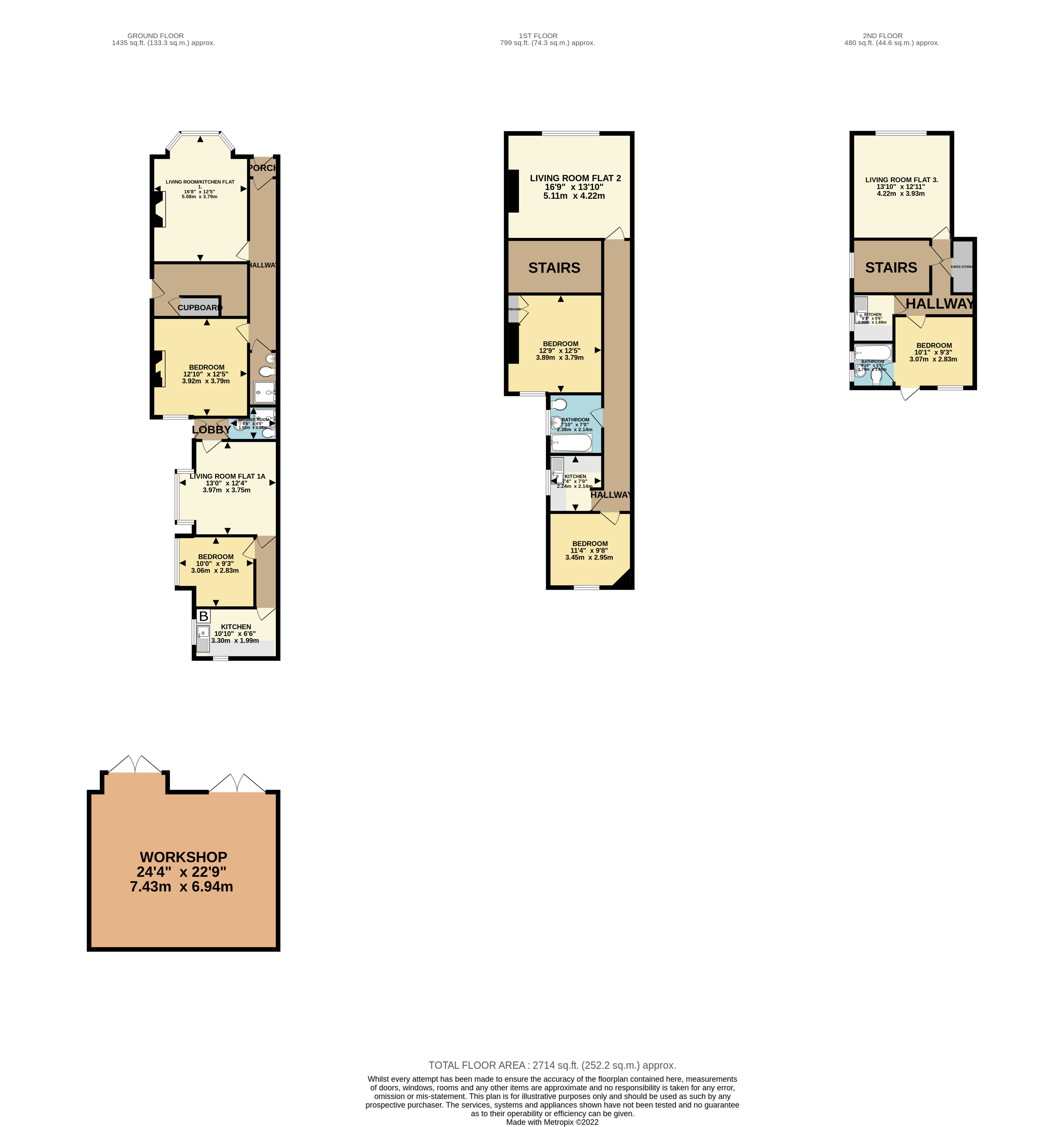  for sale in Tennyson Avenue, Bridlington - Property floorplan