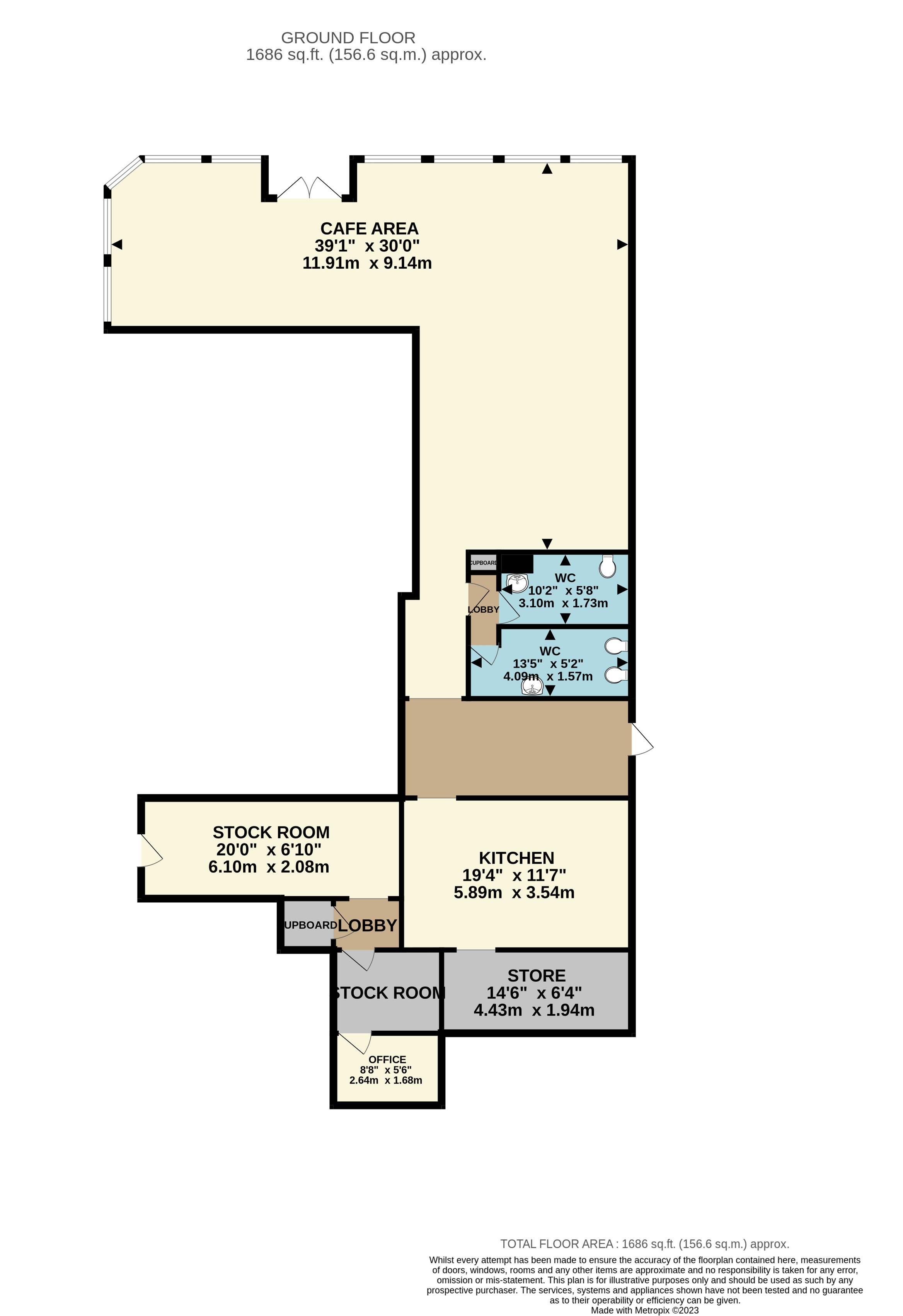  for sale in South Cliff Road, Bridlington - Property floorplan