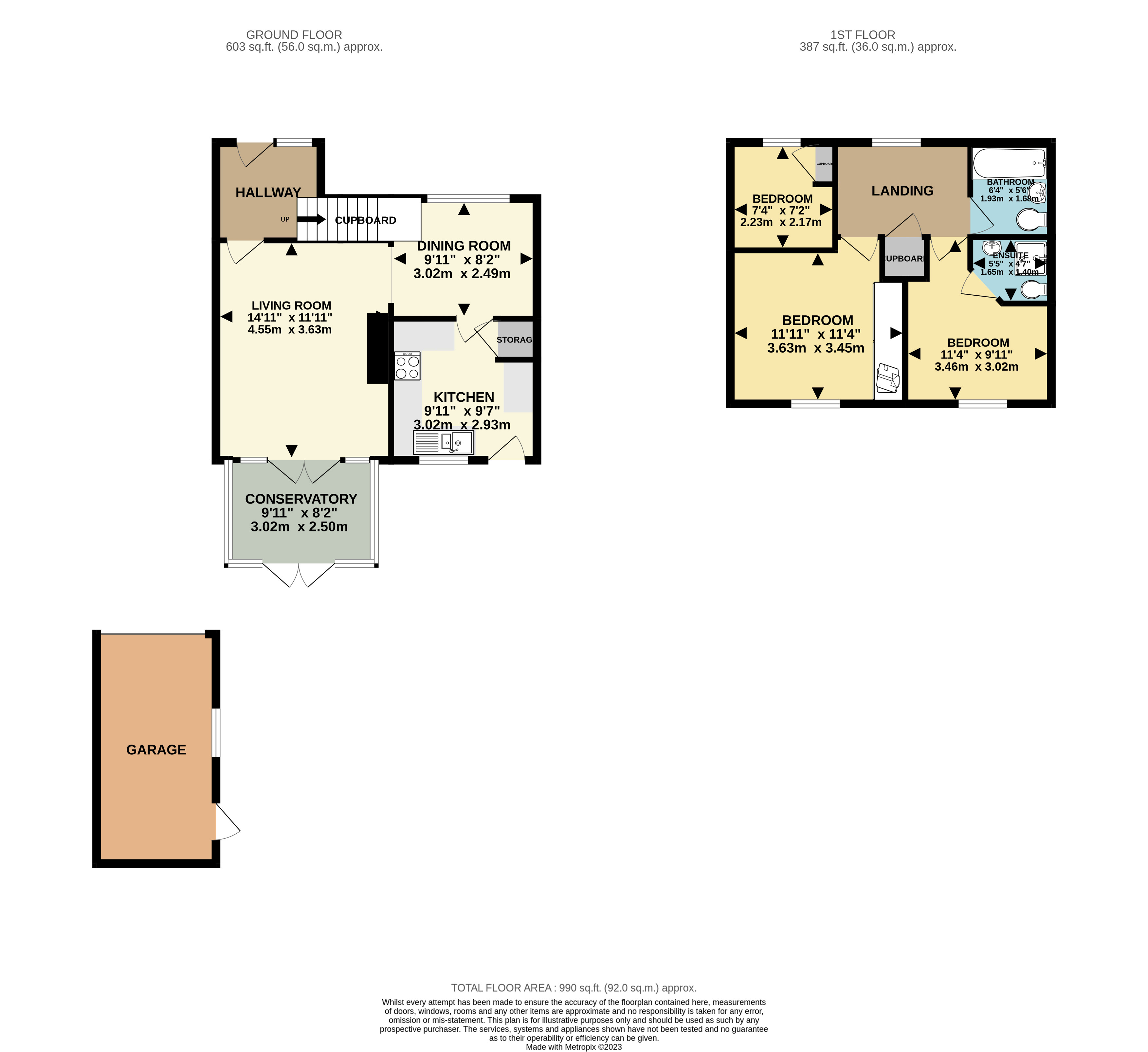 3 bed house for sale in Sandsacre Avenue, Bridlington - Property floorplan