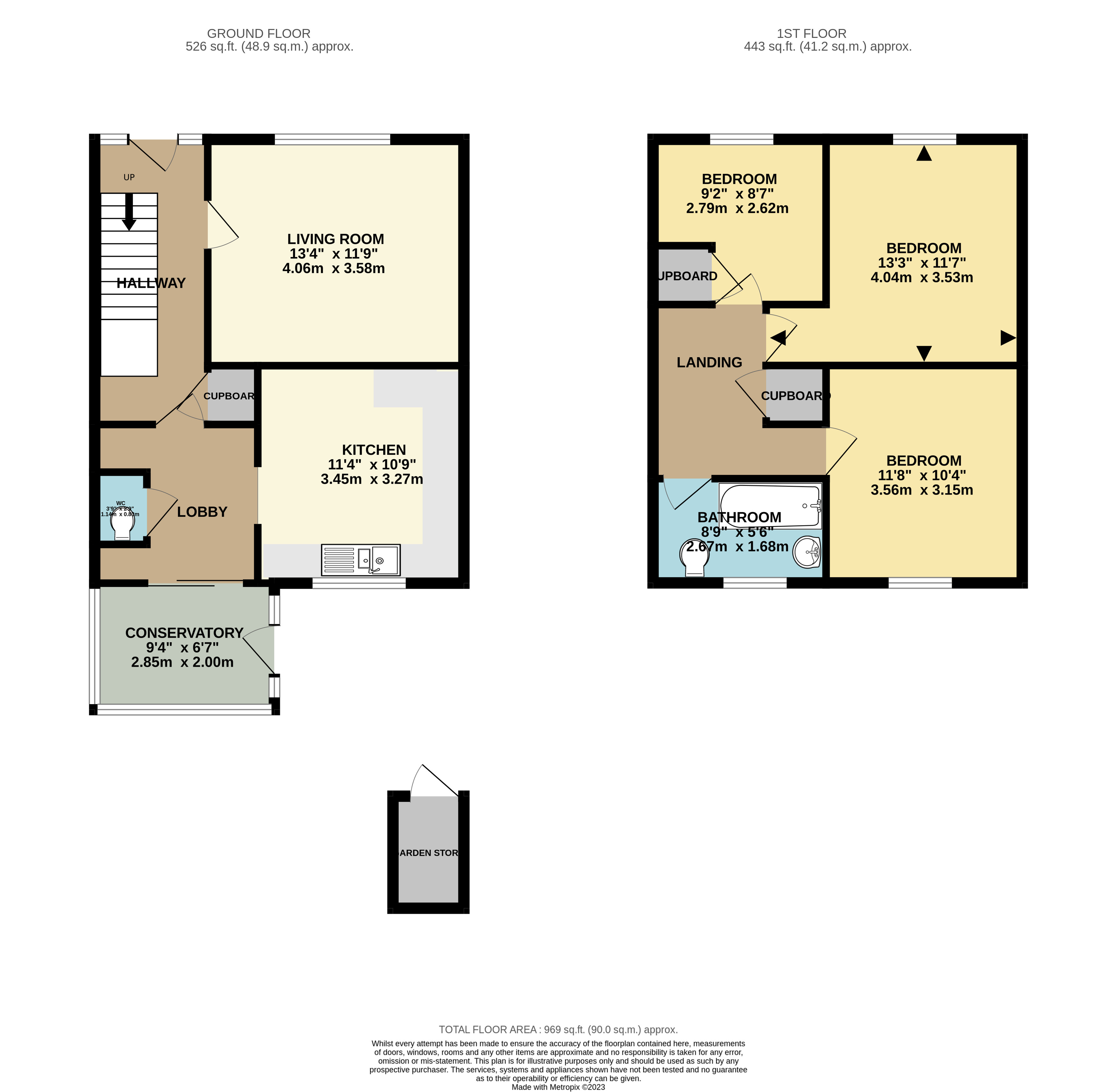 3 bed house for sale in Burstall Hill, Bridlington - Property floorplan