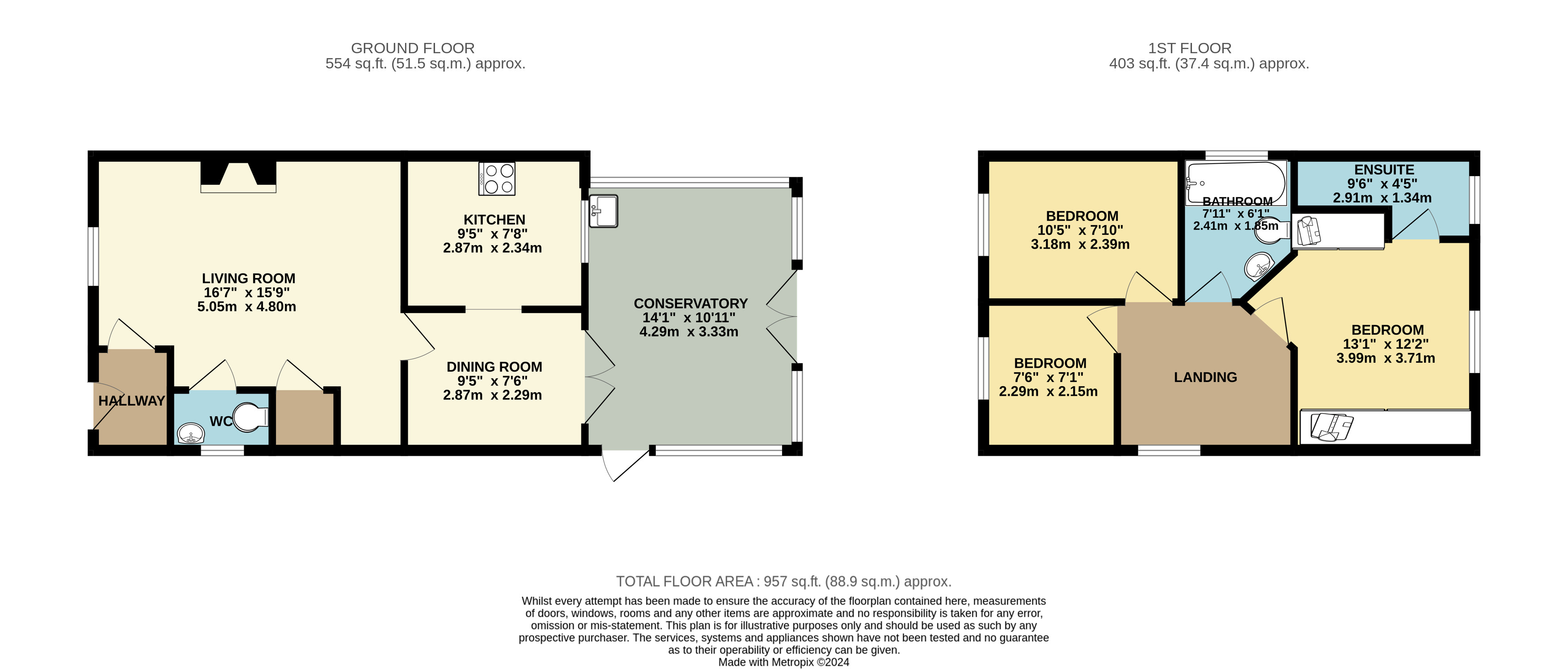3 bed house for sale in Longleat Avenue, Bridlington - Property floorplan
