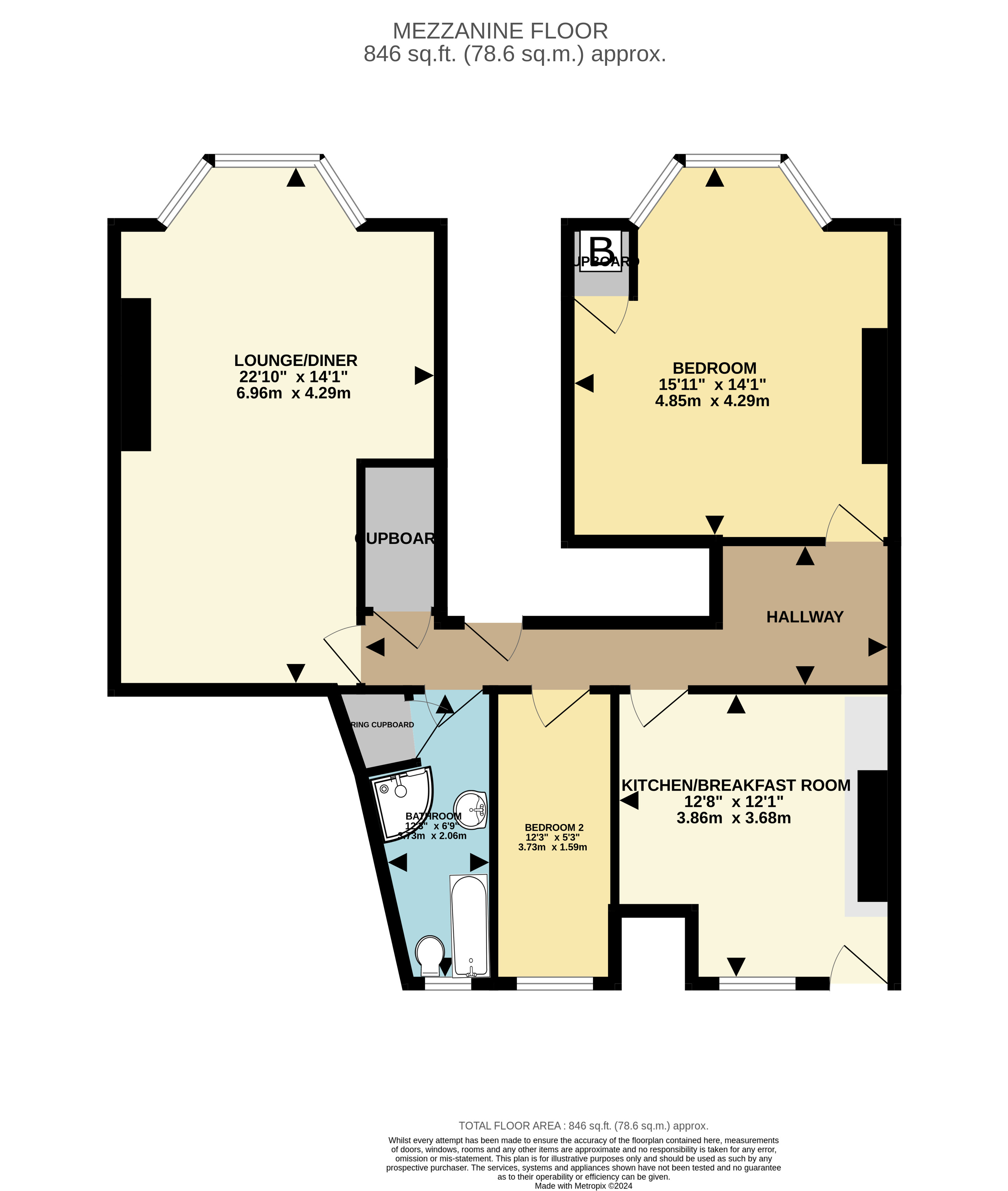 Apartment for sale in Alexandra Drive, Bridlington - Property floorplan