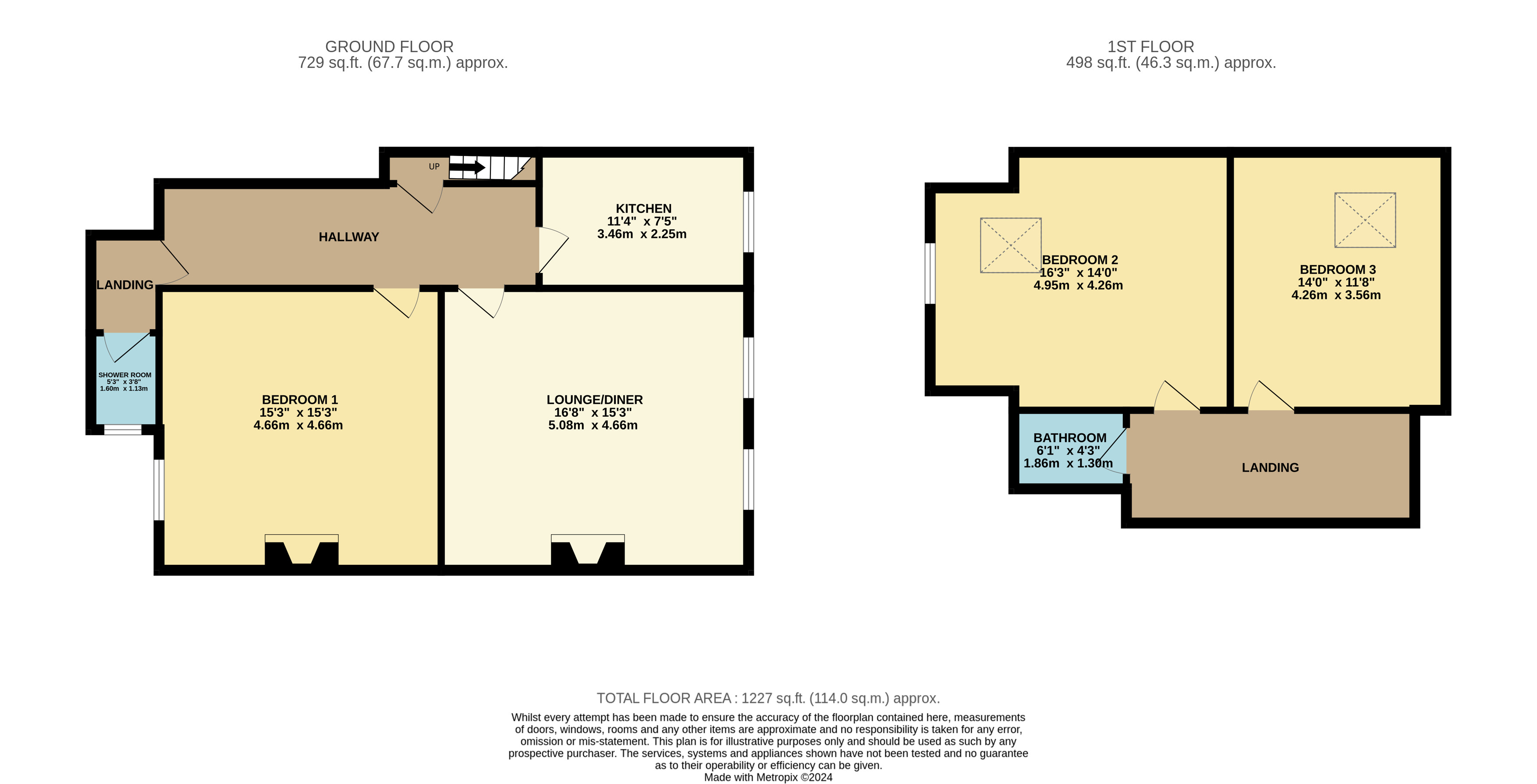 3 bed maisonette for sale in Victoria Road, Bridlington - Property floorplan