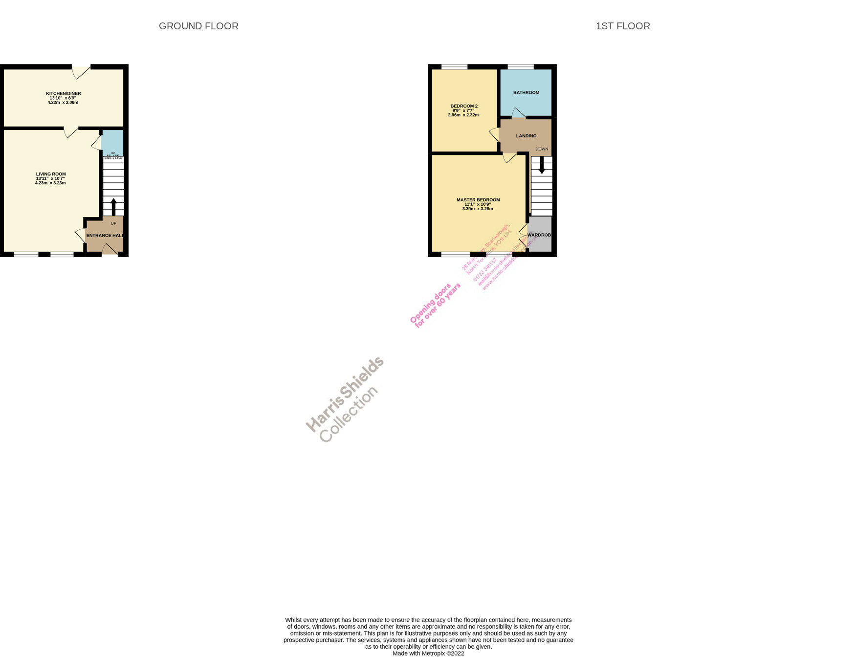 2 bed house to rent in Ewart Street, Scarborough - Property floorplan
