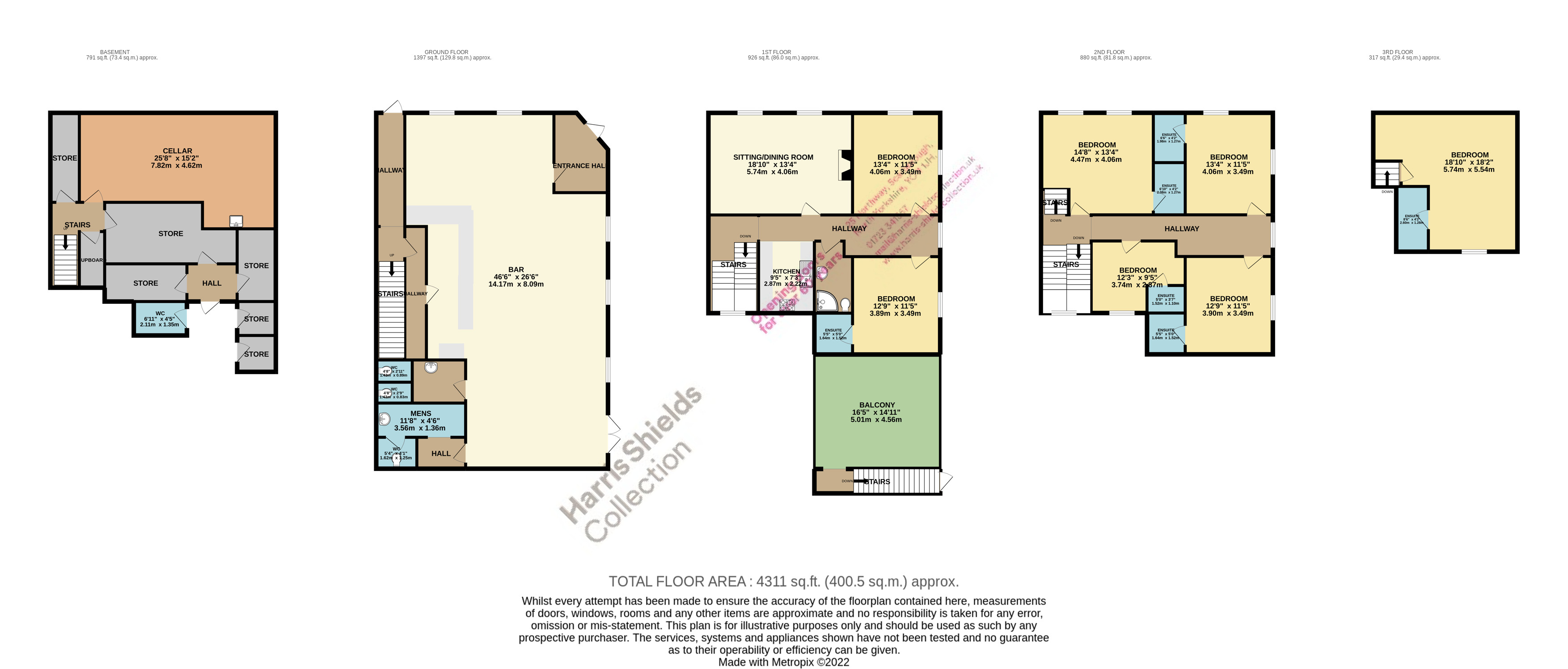 For sale in Victoria Road, Scarborough - Property floorplan