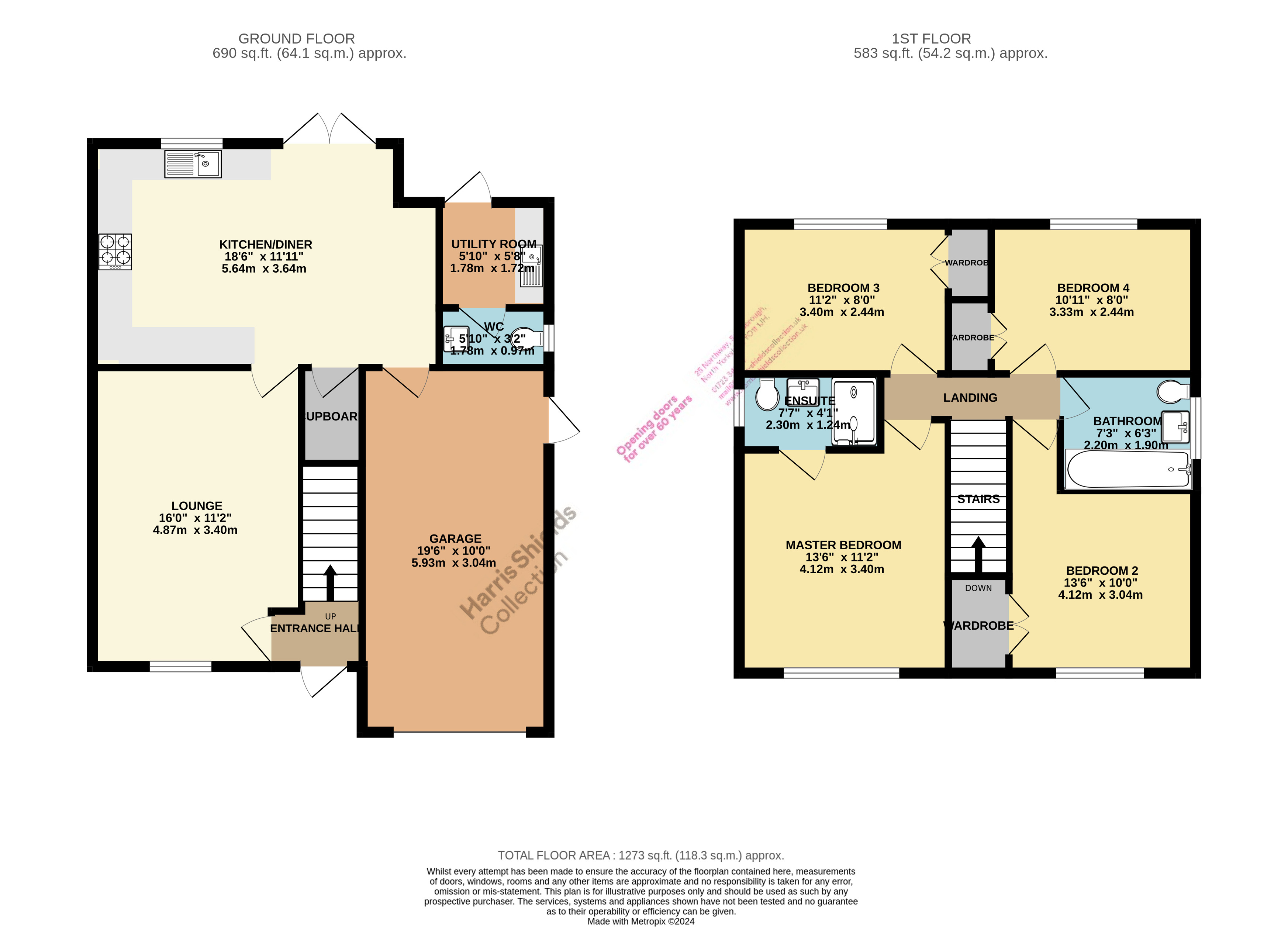 4 bed house for sale in Campion Grove, Eastfield - Property floorplan