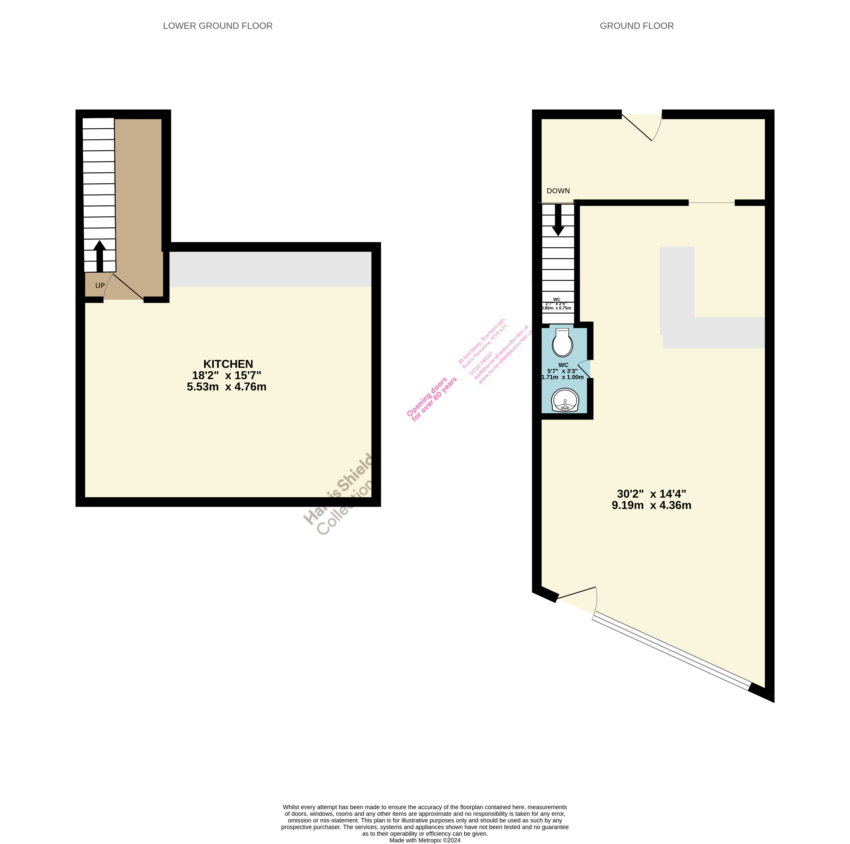  for sale in Eastborough, Scarborough - Property floorplan