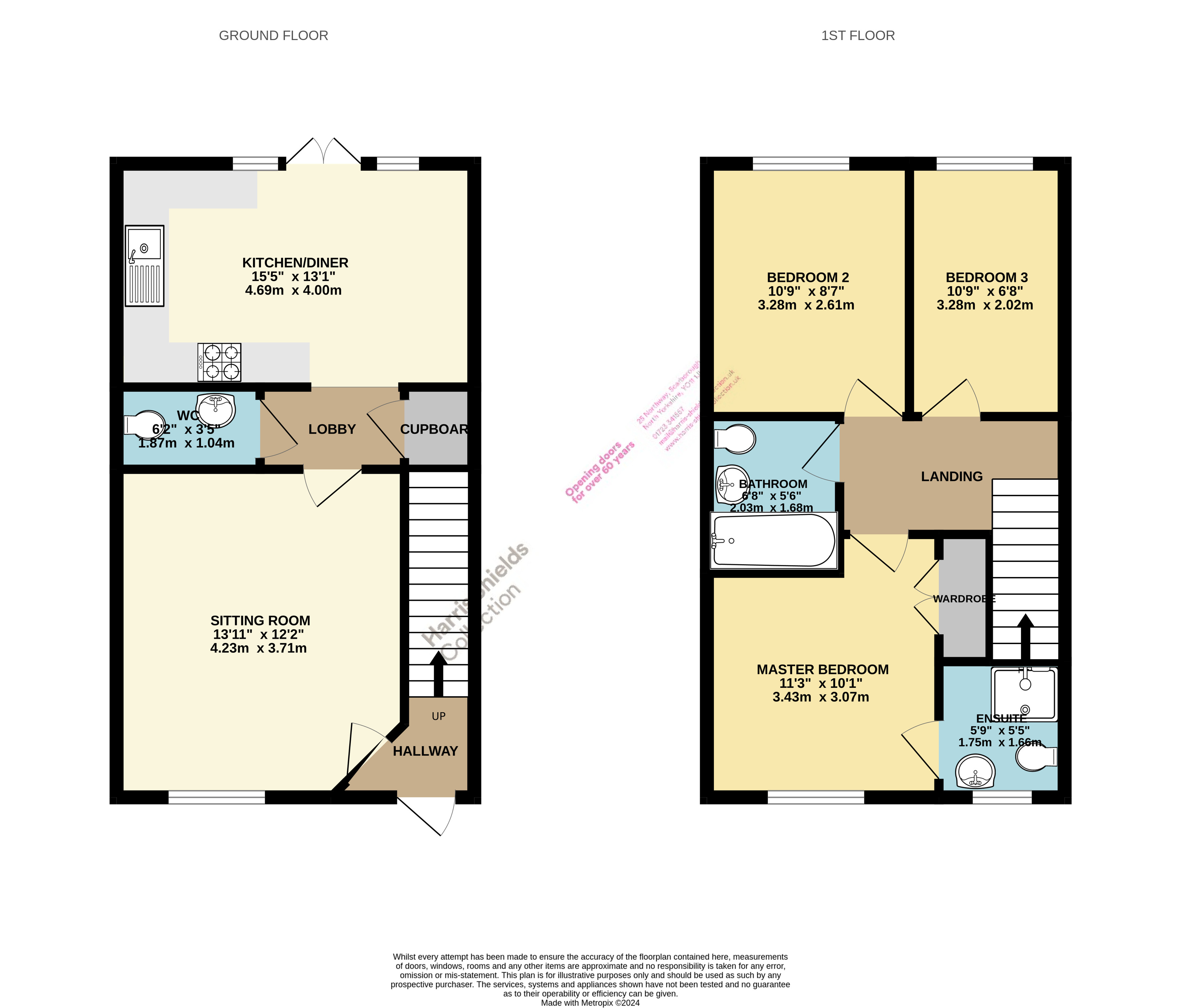 3 bed house for sale in Snapdragon Lane, Scalby - Property floorplan