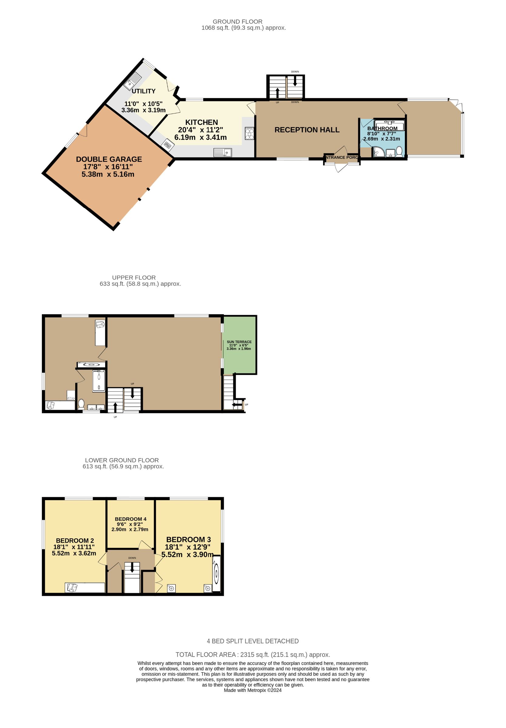 4 bed detached house for sale in Laurel Drive, Altrincham - Property Floorplan