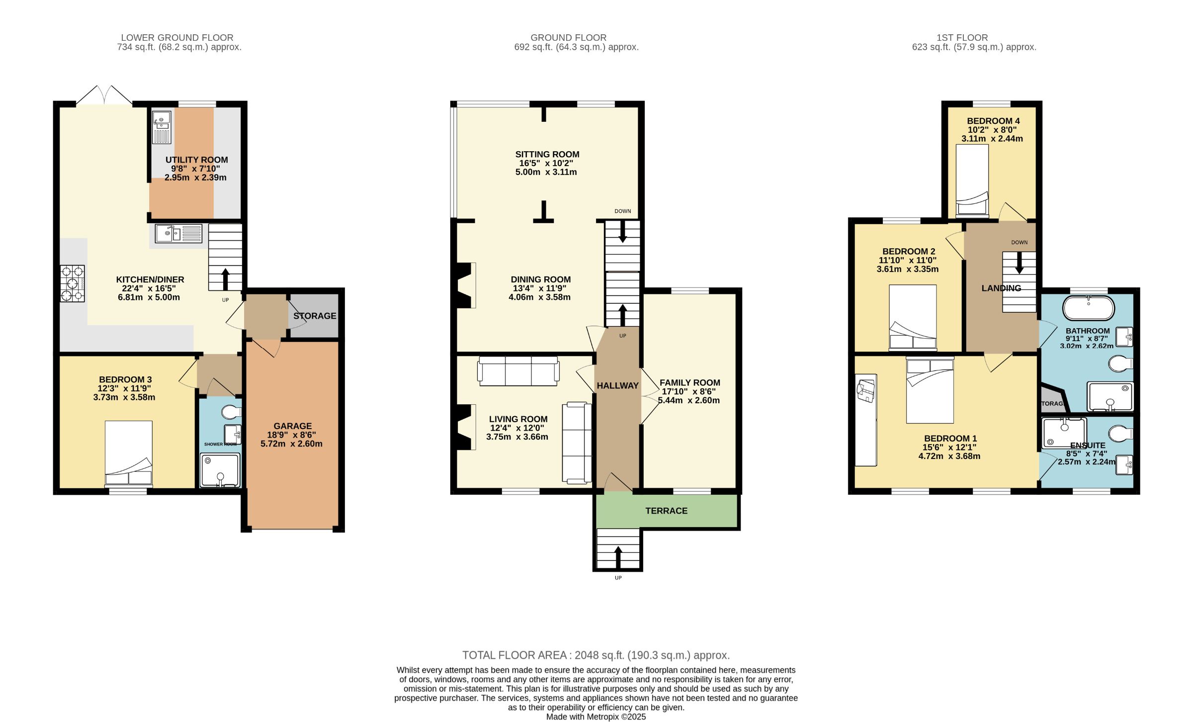 4 bed semi-detached house for sale in Moss Lane, Altrincham - Property Floorplan