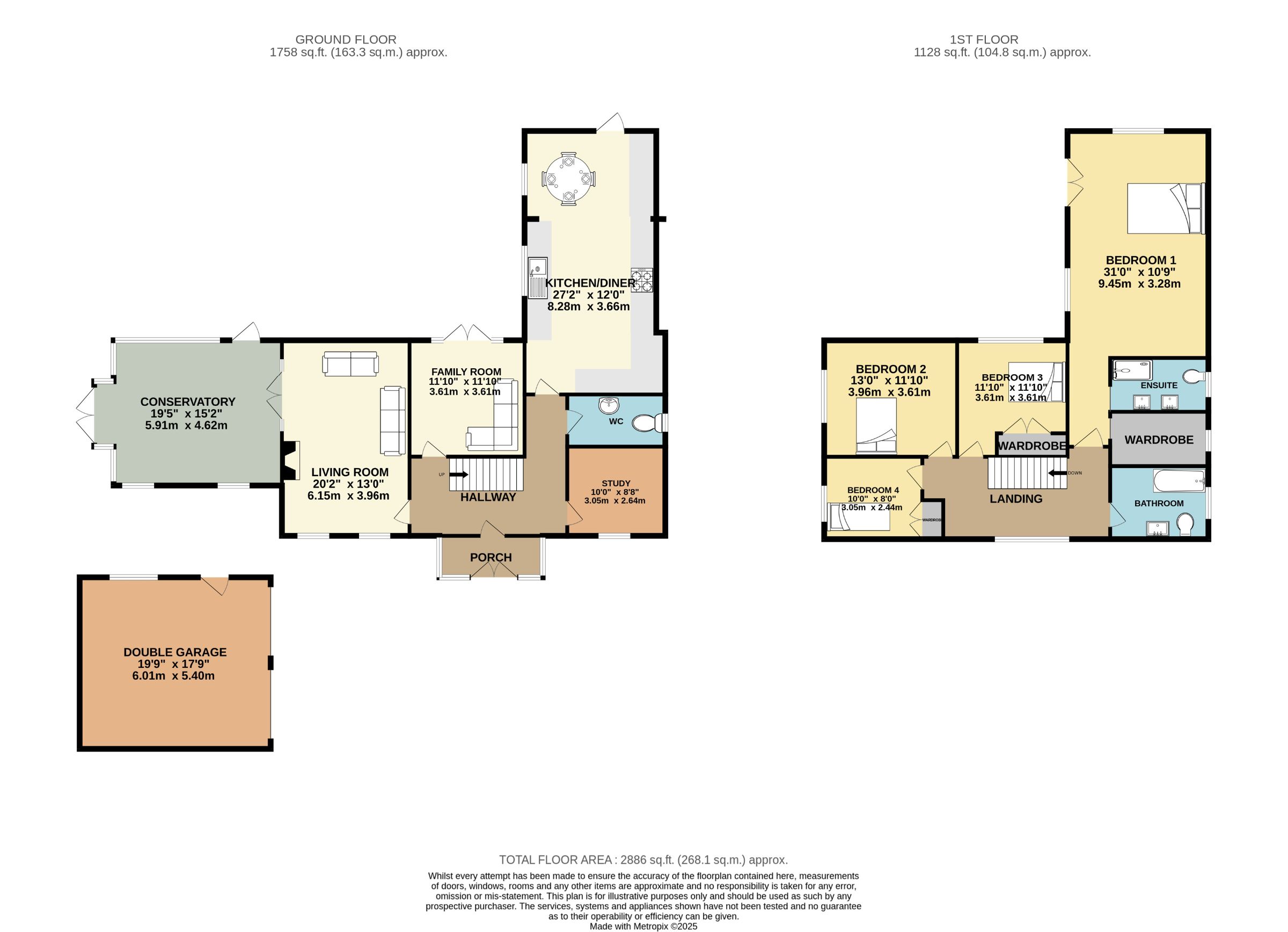 4 bed detached house for sale in Green Walk, Altrincham - Property Floorplan