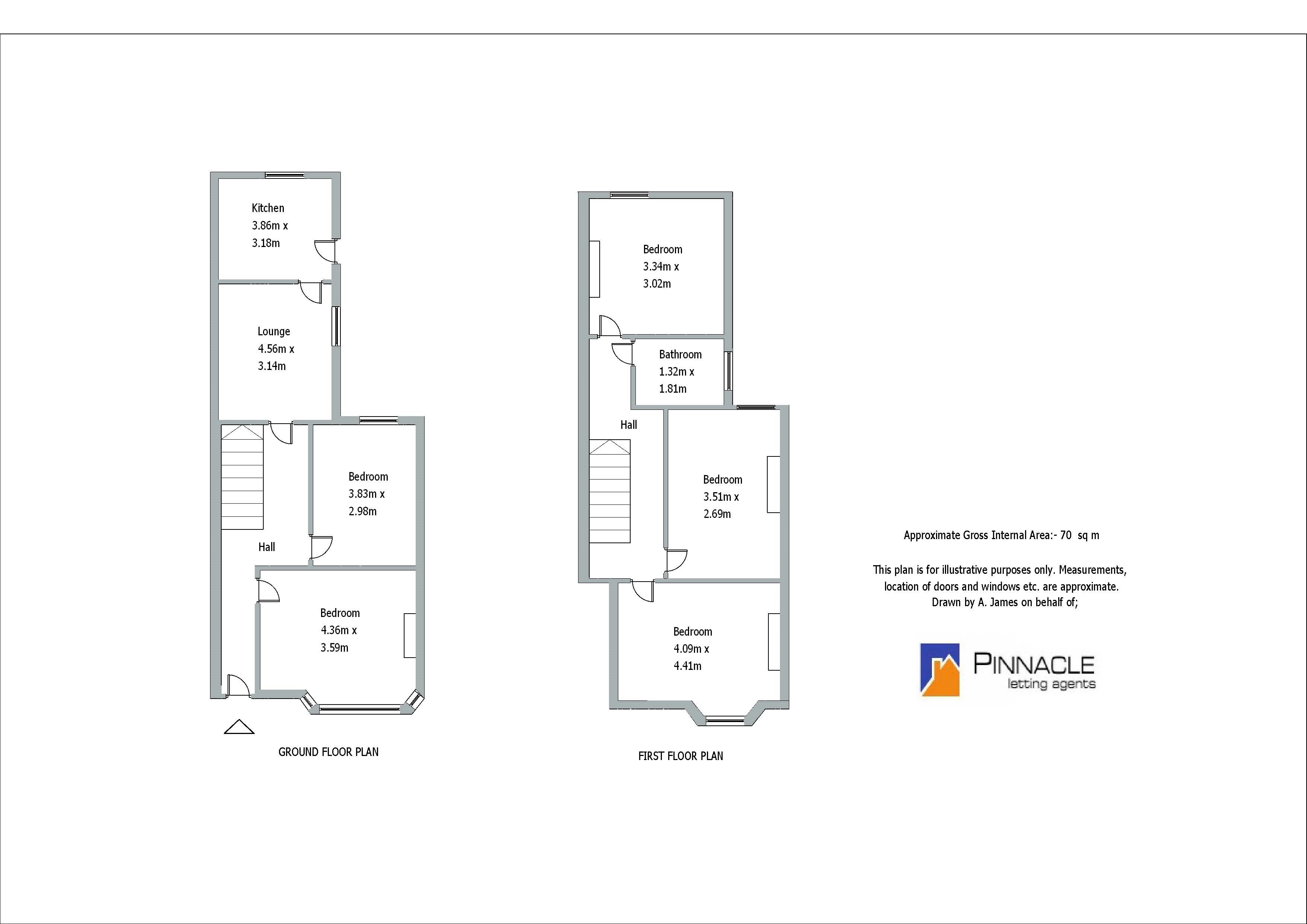 4 bed house to rent in Lisvane Street, Cathays - Property Floorplan