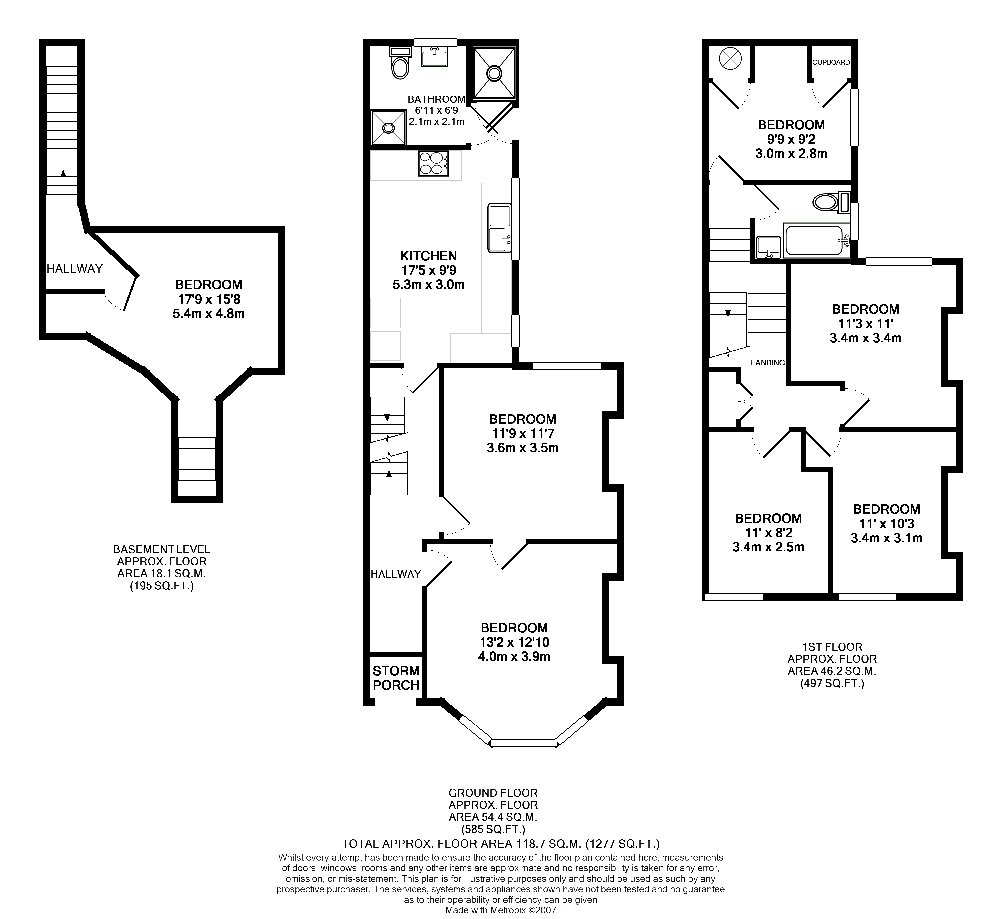 6 bed house to rent in Llantwit Street, Cathays - Property Floorplan