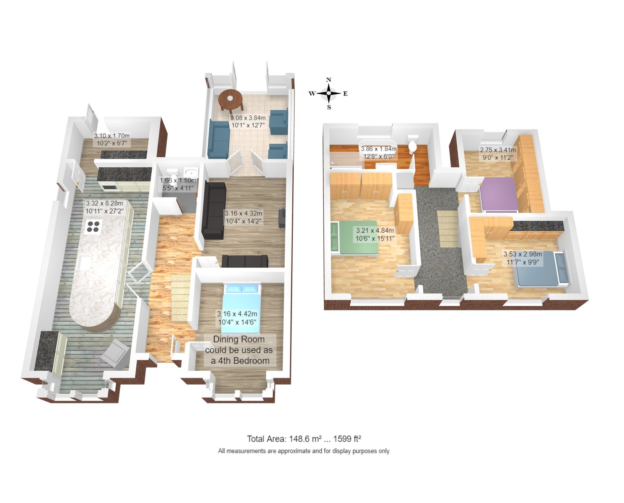 3 bed detached house for sale in Bank Street, Warrington - Property floorplan