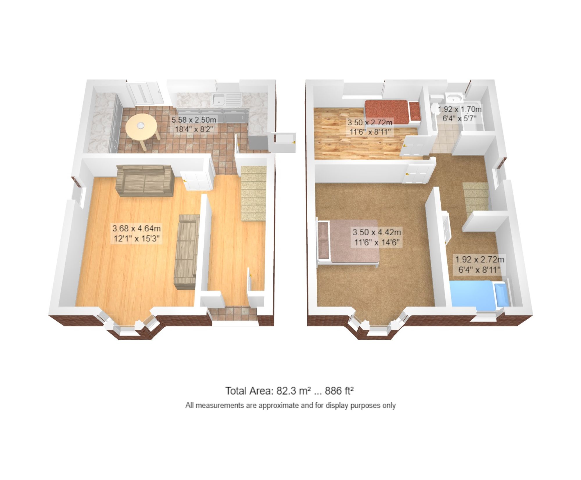 3 bed detached house for sale in Prospect Road, Manchester - Property floorplan