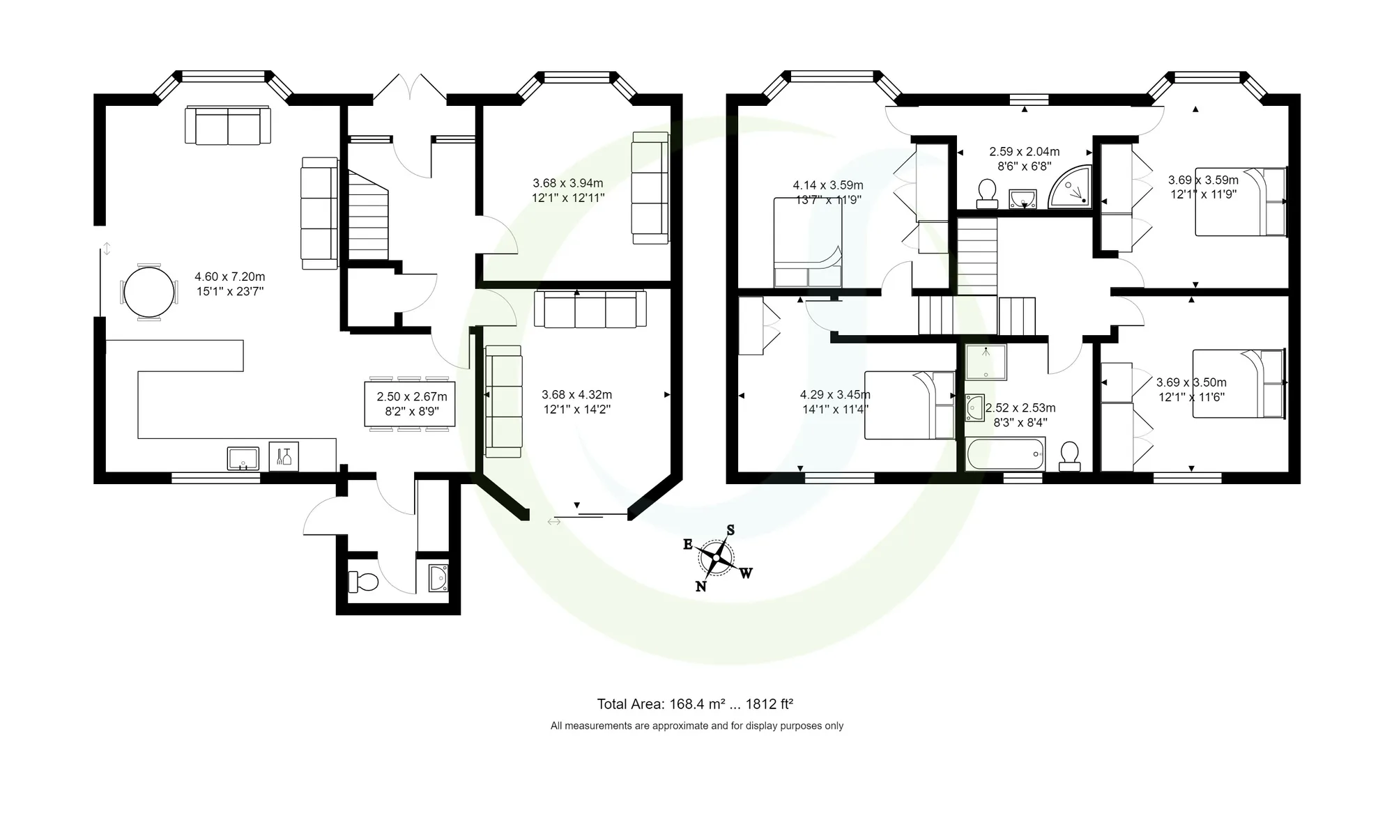 4 bed detached house for sale in Macdonald Road, Manchester - Property floorplan