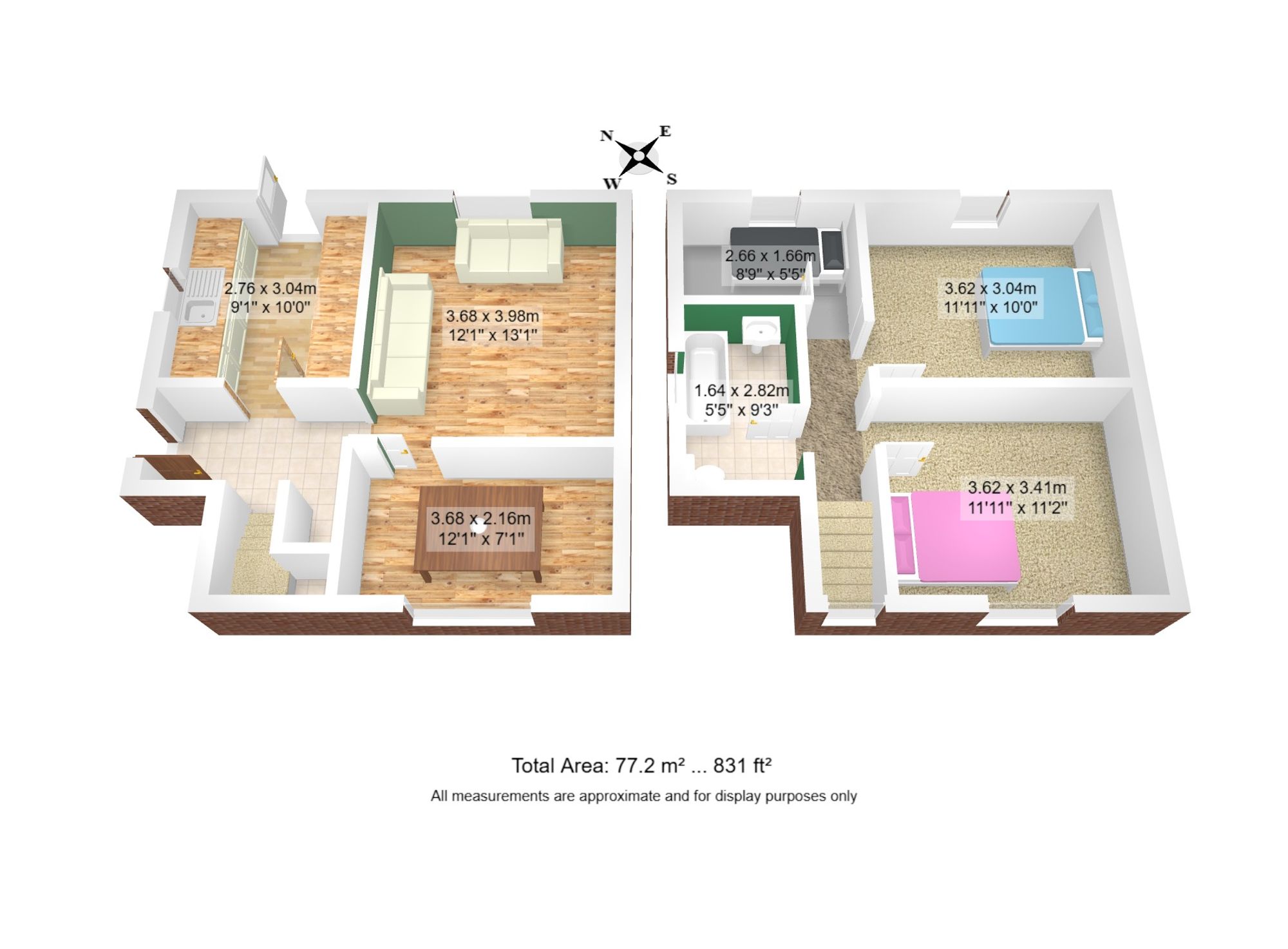 3 bed semi-detached house for sale in Lords Street, Cadishead, M44 - Property floorplan