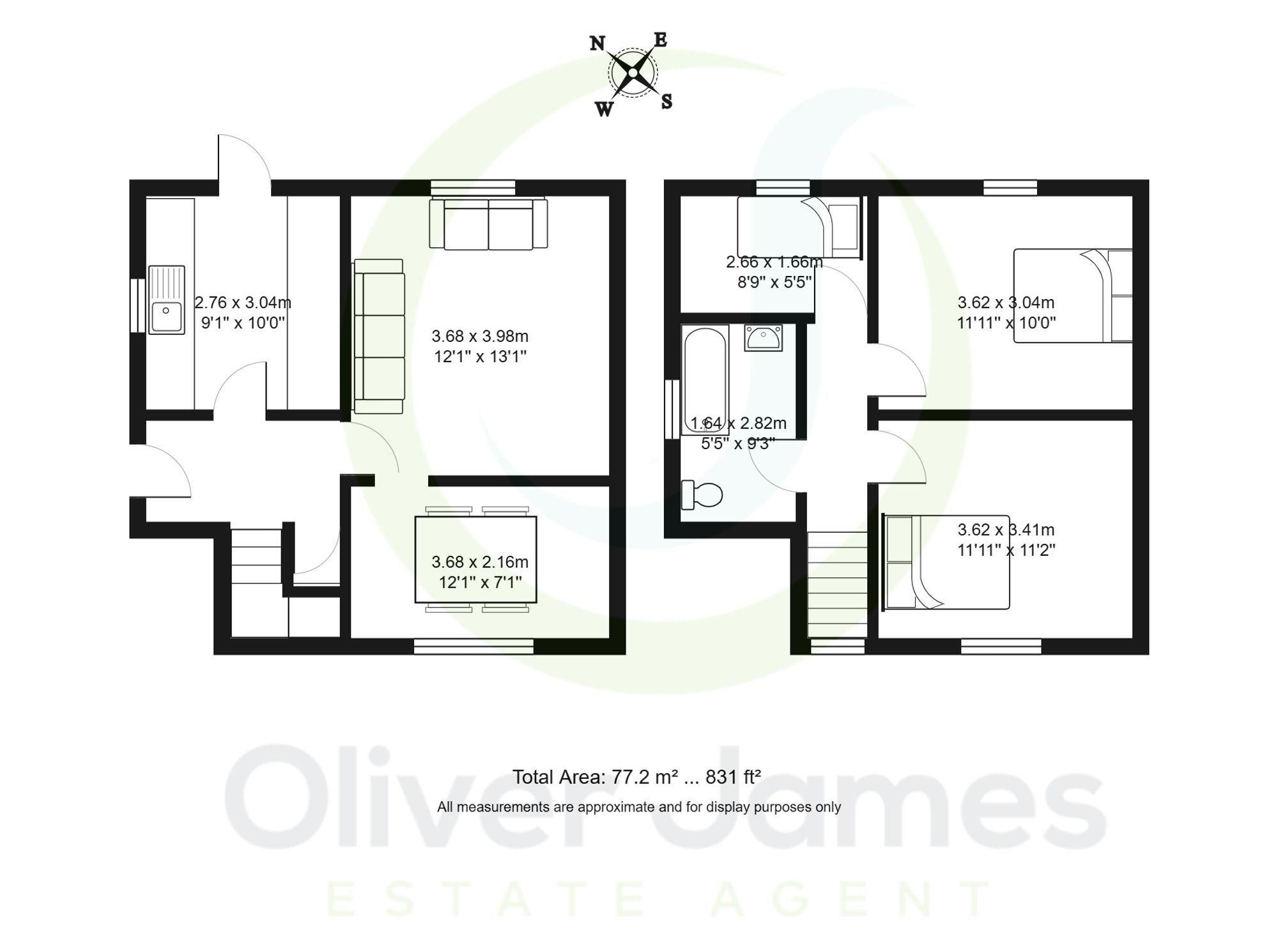 3 bed semi-detached house for sale in Lords Street, Cadishead, M44 - Property floorplan