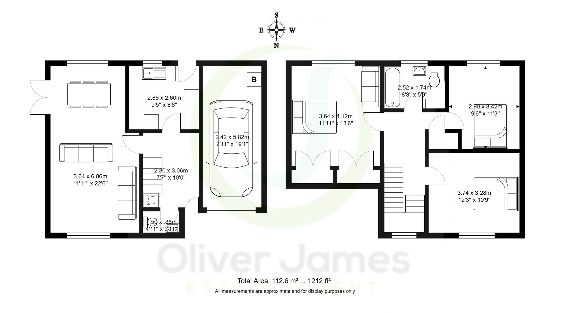 3 bed detached house for sale in St. Helens Close, Warrington - Property floorplan