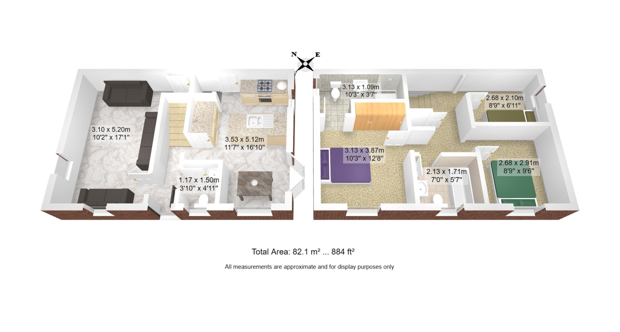 3 bed detached house for sale in Roseway Avenue, Manchester - Property floorplan