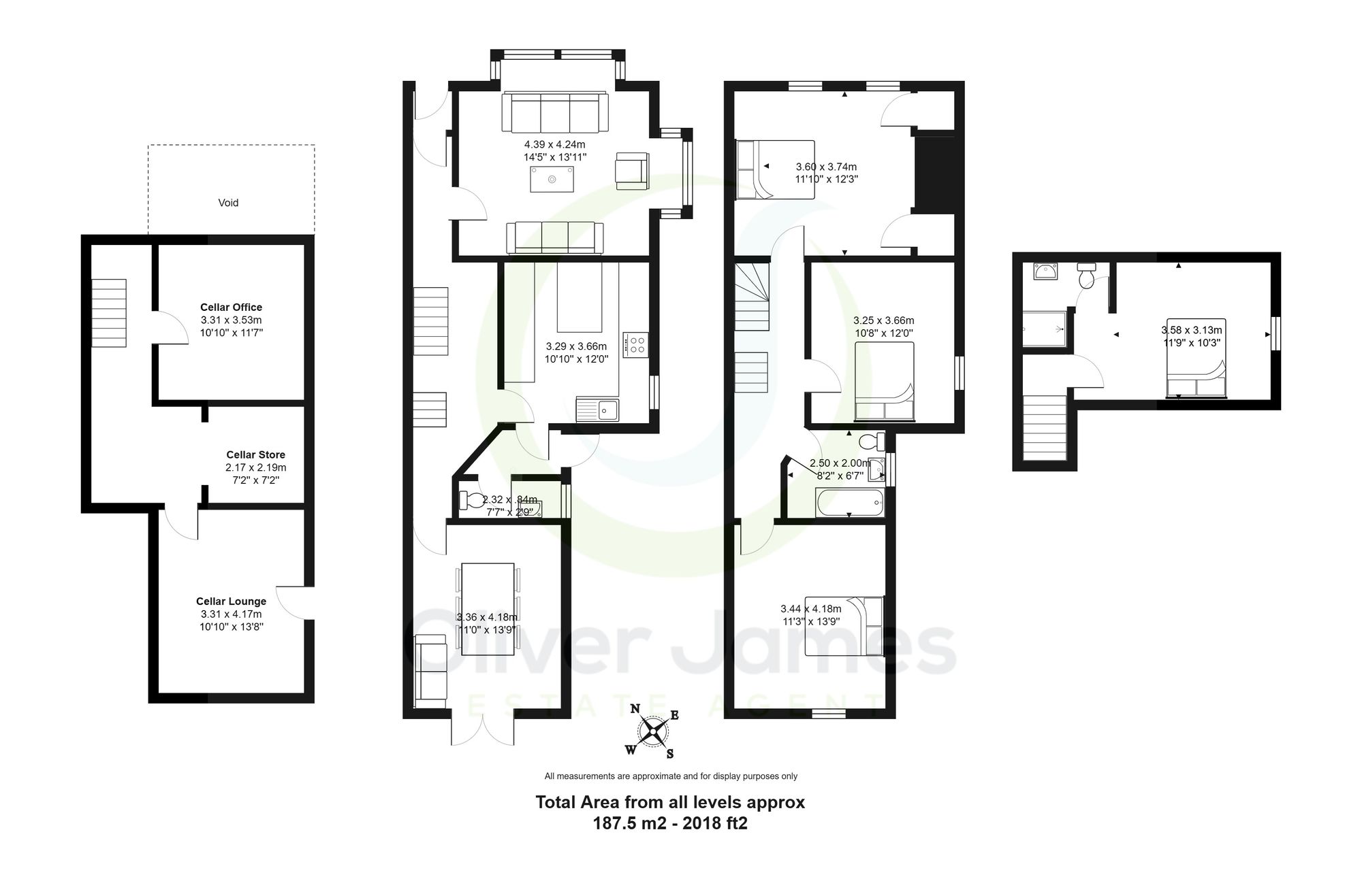 4 bed semi-detached house for sale in Urmston Lane, Stretford, M32 - Property floorplan