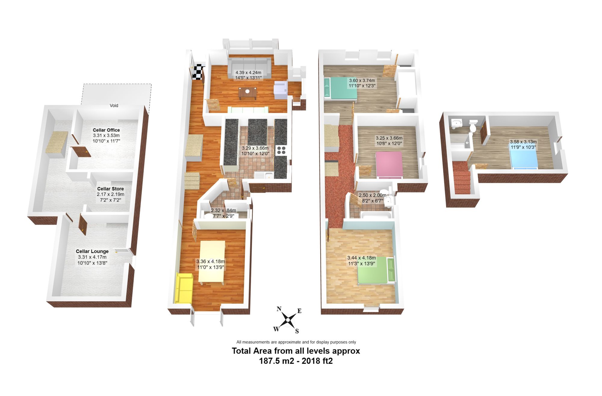4 bed semi-detached house for sale in Urmston Lane, Stretford, M32 - Property floorplan