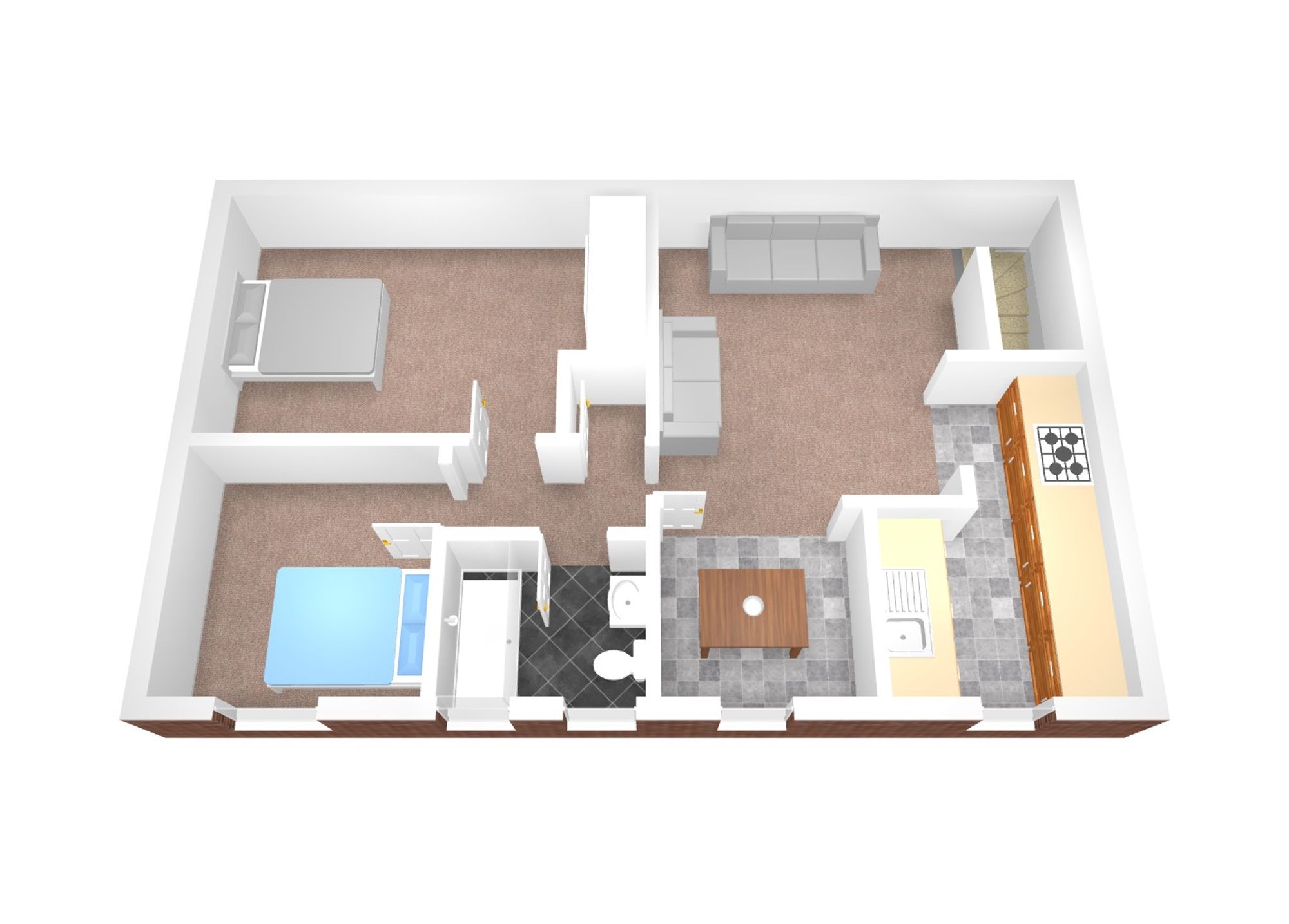 2 bed coach house to rent in Roseway Avenue, Manchester - Property floorplan