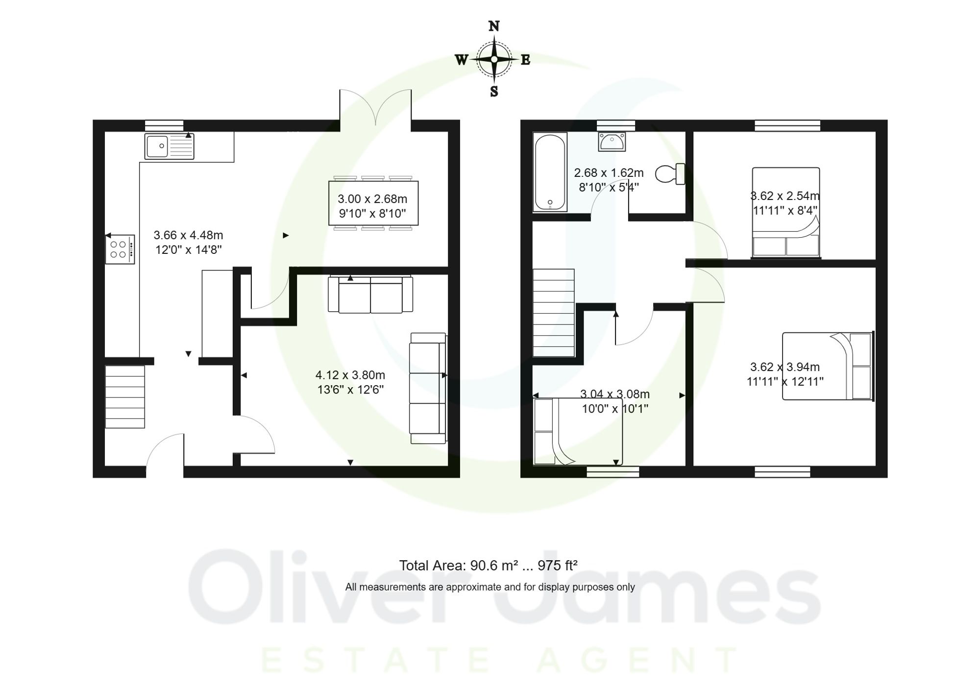 3 bed terraced house for sale in Mclean Drive, Irlam, M44 - Property floorplan