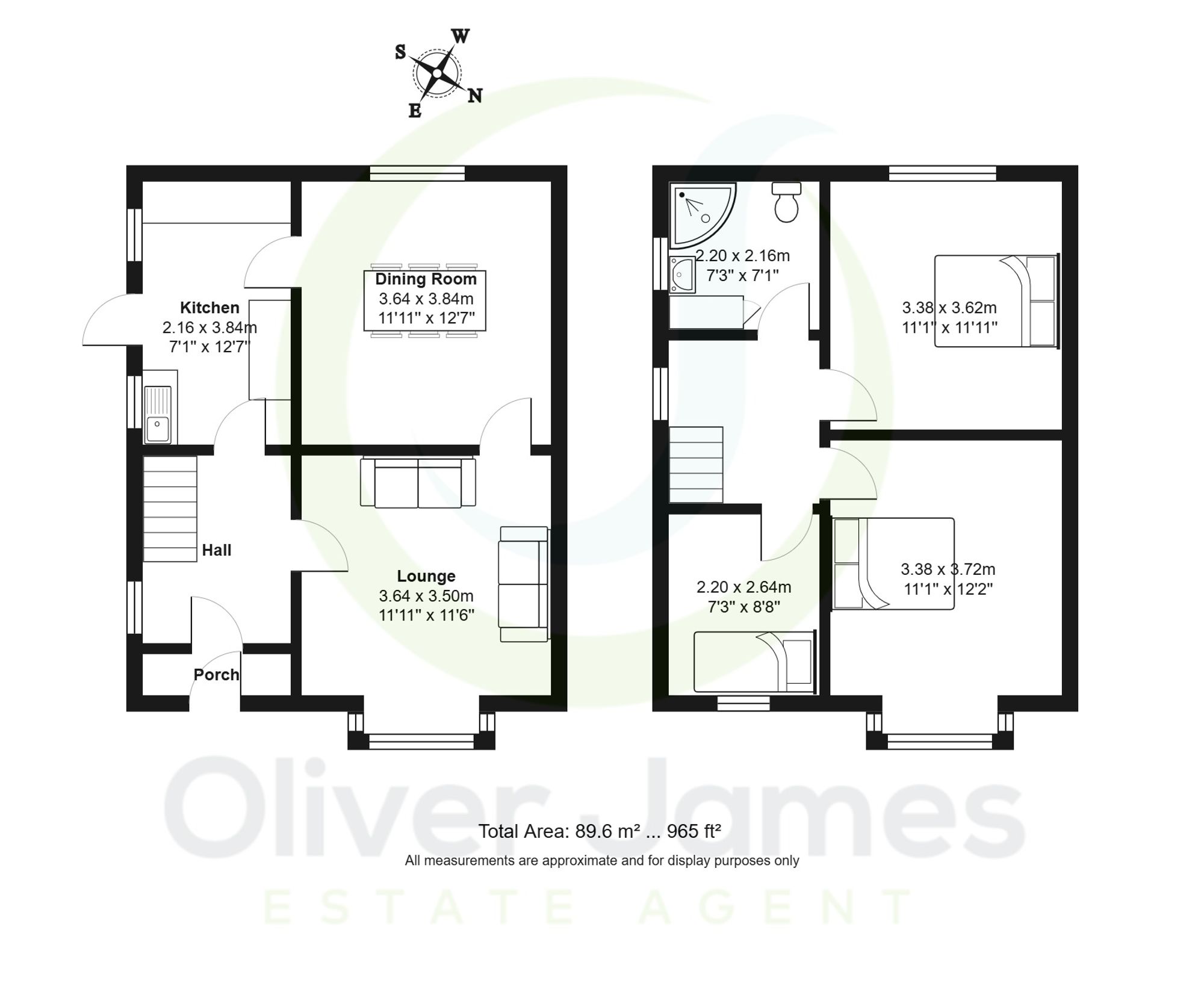 3 bed semi-detached house for sale in Moorfield Road, Manchester - Property floorplan