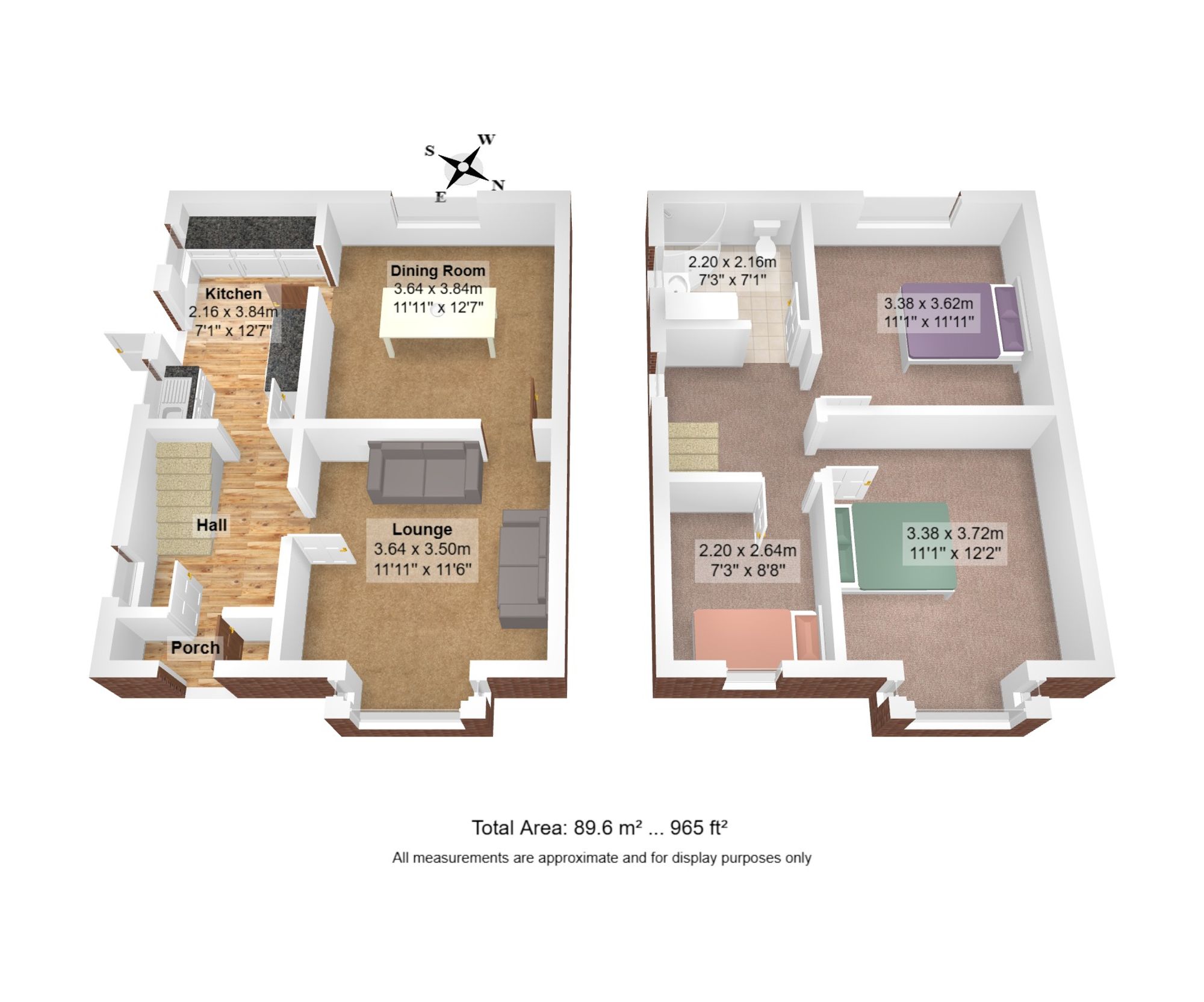 3 bed semi-detached house for sale in Moorfield Road, Manchester - Property floorplan
