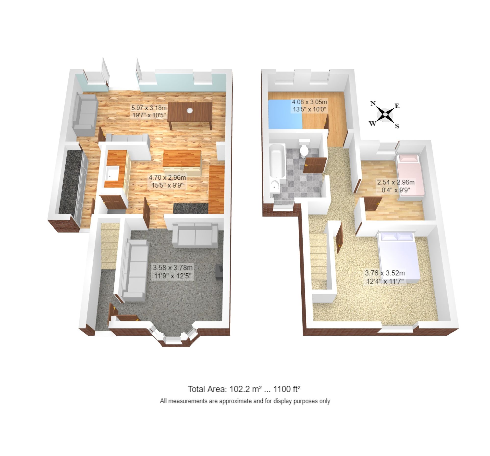 3 bed semi-detached house for sale in Kenmore Grove, Manchester - Property floorplan