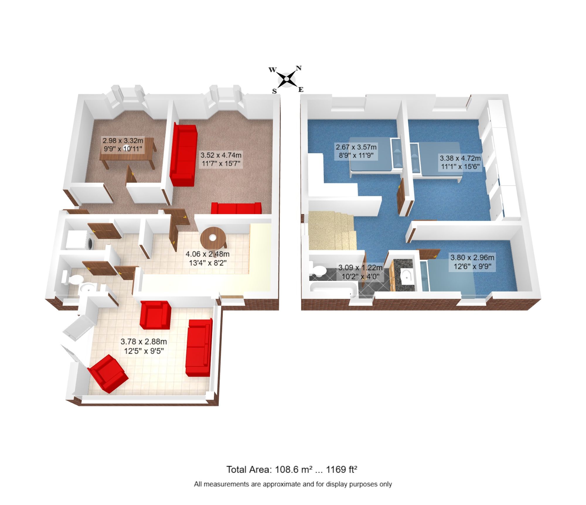 3 bed semi-detached house for sale in Allenby Road, Cadishead, M44 - Property floorplan