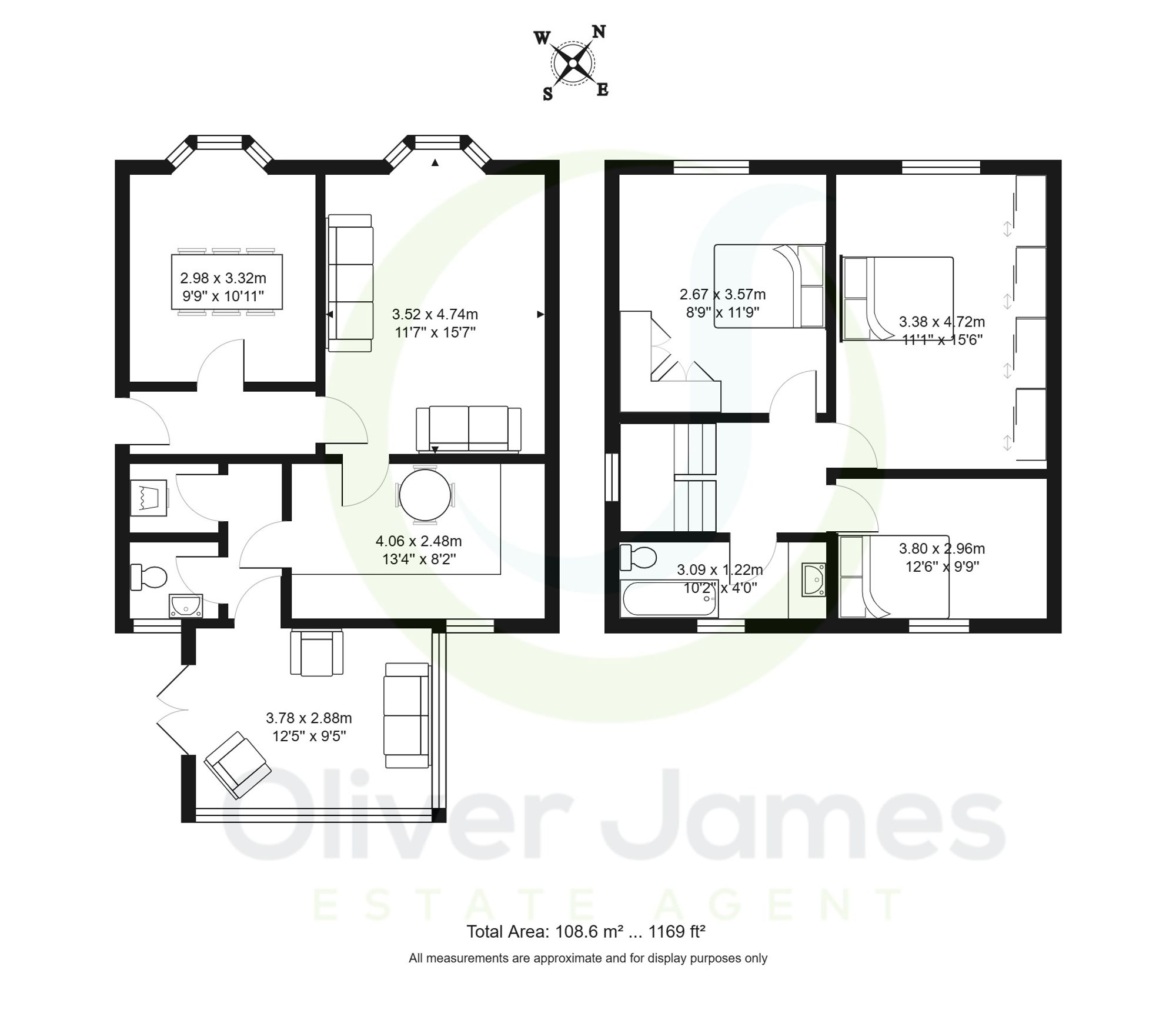 3 bed semi-detached house for sale in Allenby Road, Cadishead, M44 - Property floorplan