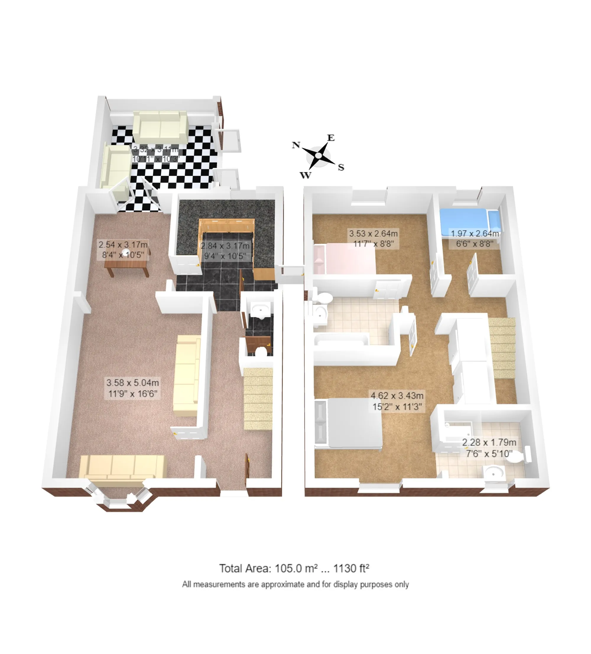 3 bed detached house for sale in Dean Road, Manchester - Property floorplan
