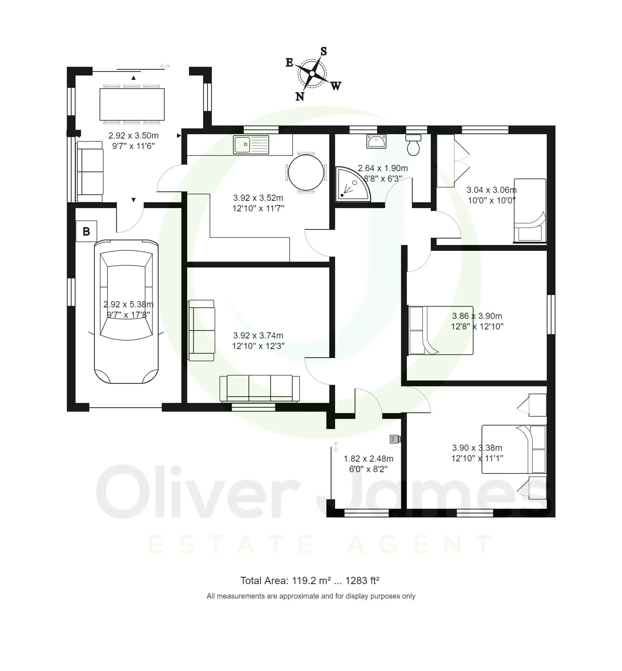 3 bed detached bungalow for sale in Newlands Avenue, Manchester - Property floorplan
